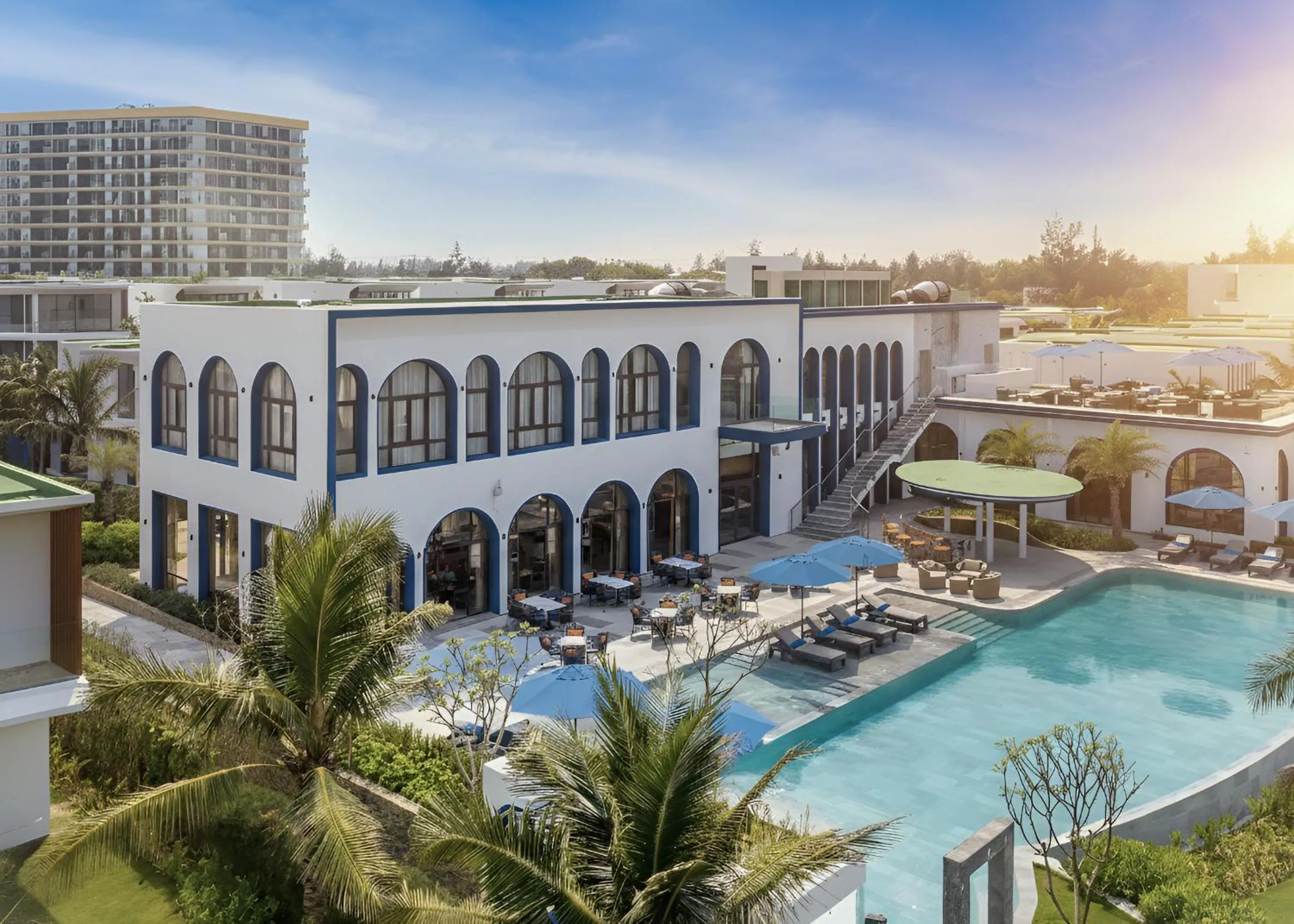 Swimming pool in Wyndham Hoi An Royal Beachfront Resort & Villas