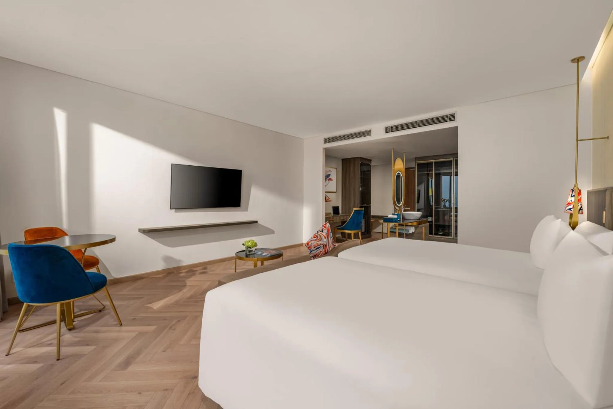 Bed in Wyndham Hoi An Royal Beachfront Resort & Villas