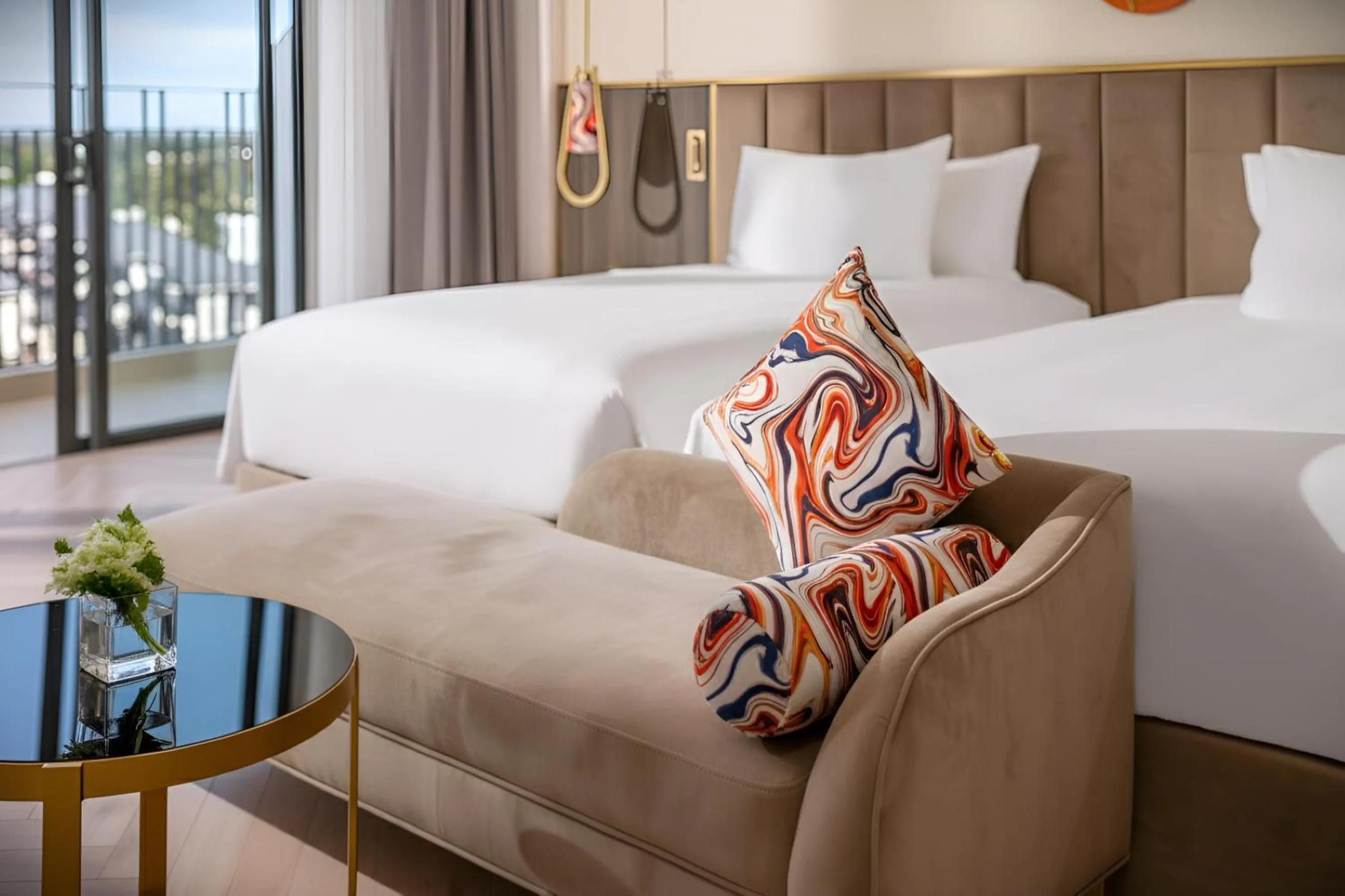 Bed in Wyndham Hoi An Royal Beachfront Resort & Villas