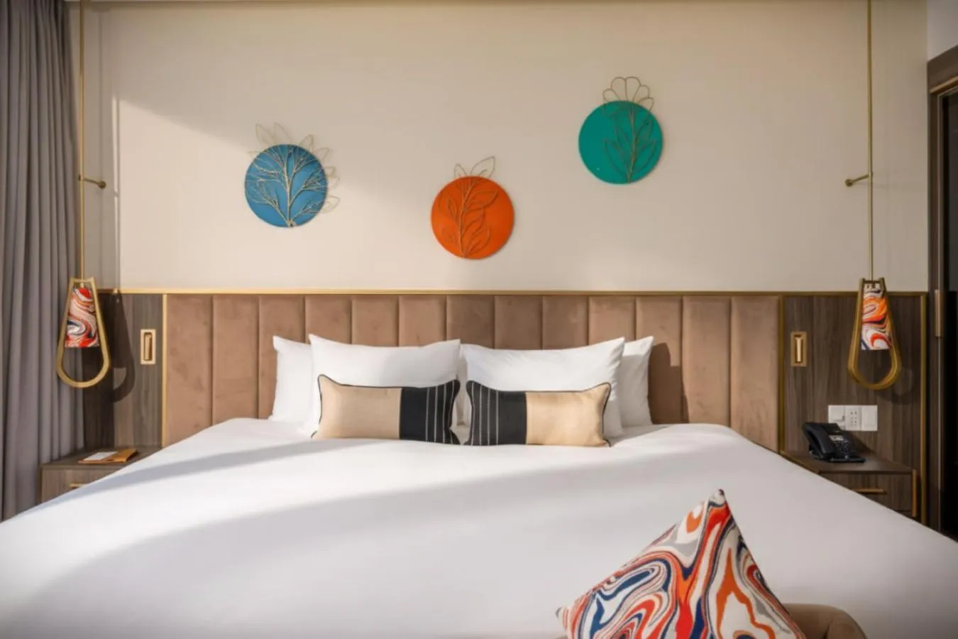 Bed in Wyndham Hoi An Royal Beachfront Resort & Villas