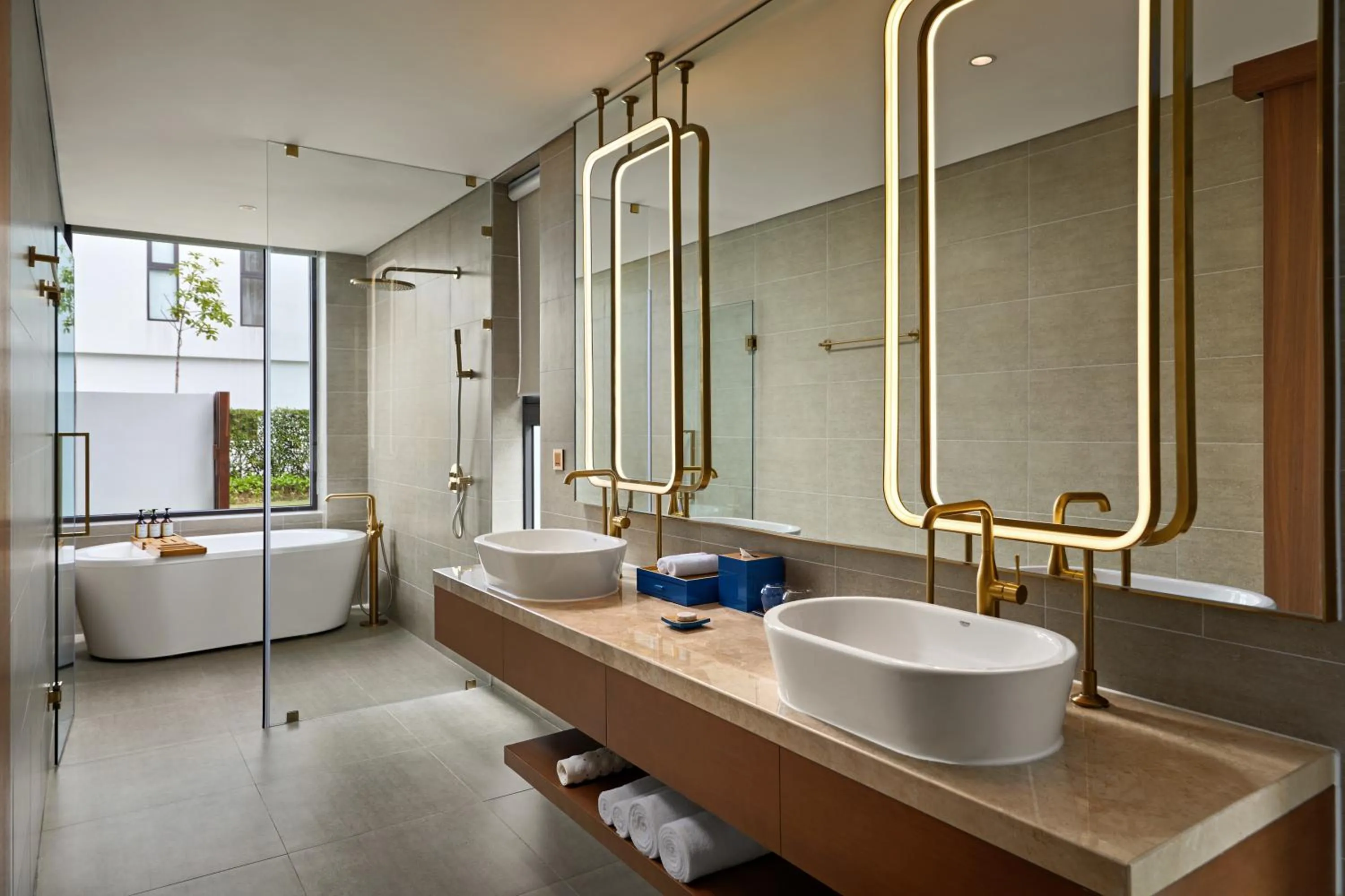 Bathroom in Wyndham Hoi An Royal Beachfront Resort & Villas