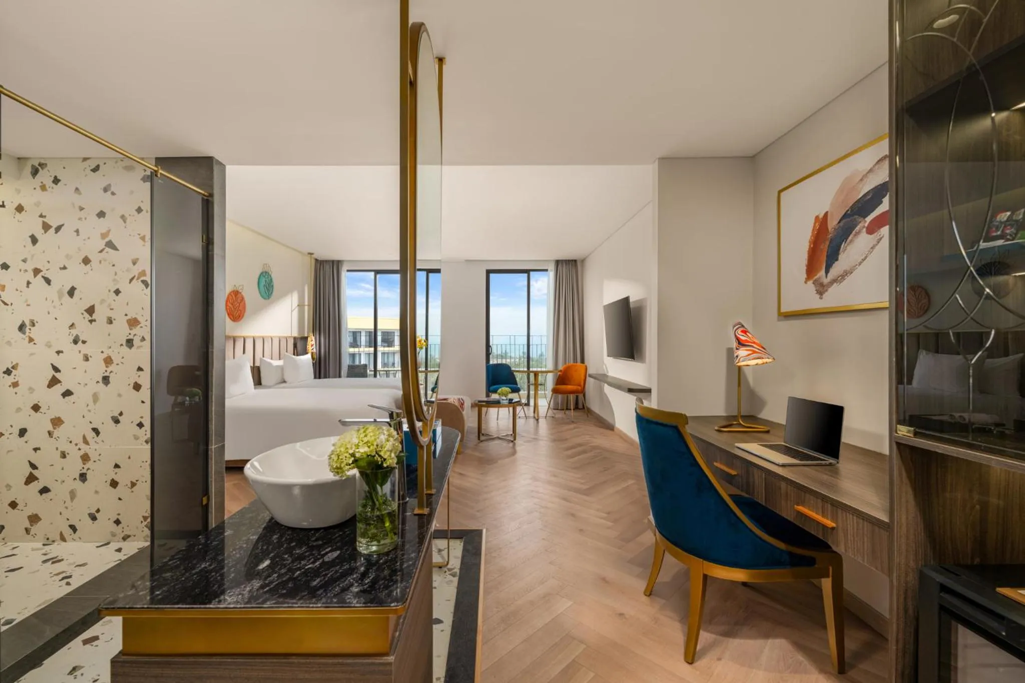 TV and multimedia, Bed in Wyndham Hoi An Royal Beachfront Resort & Villas