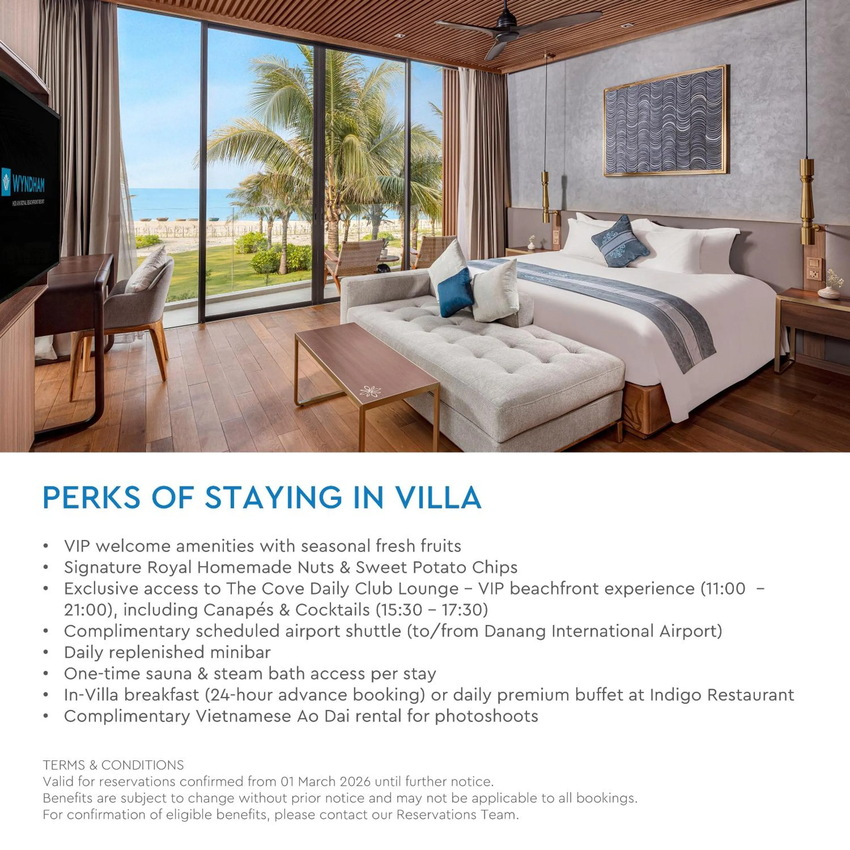 room service in Wyndham Hoi An Royal Beachfront Resort & Villas