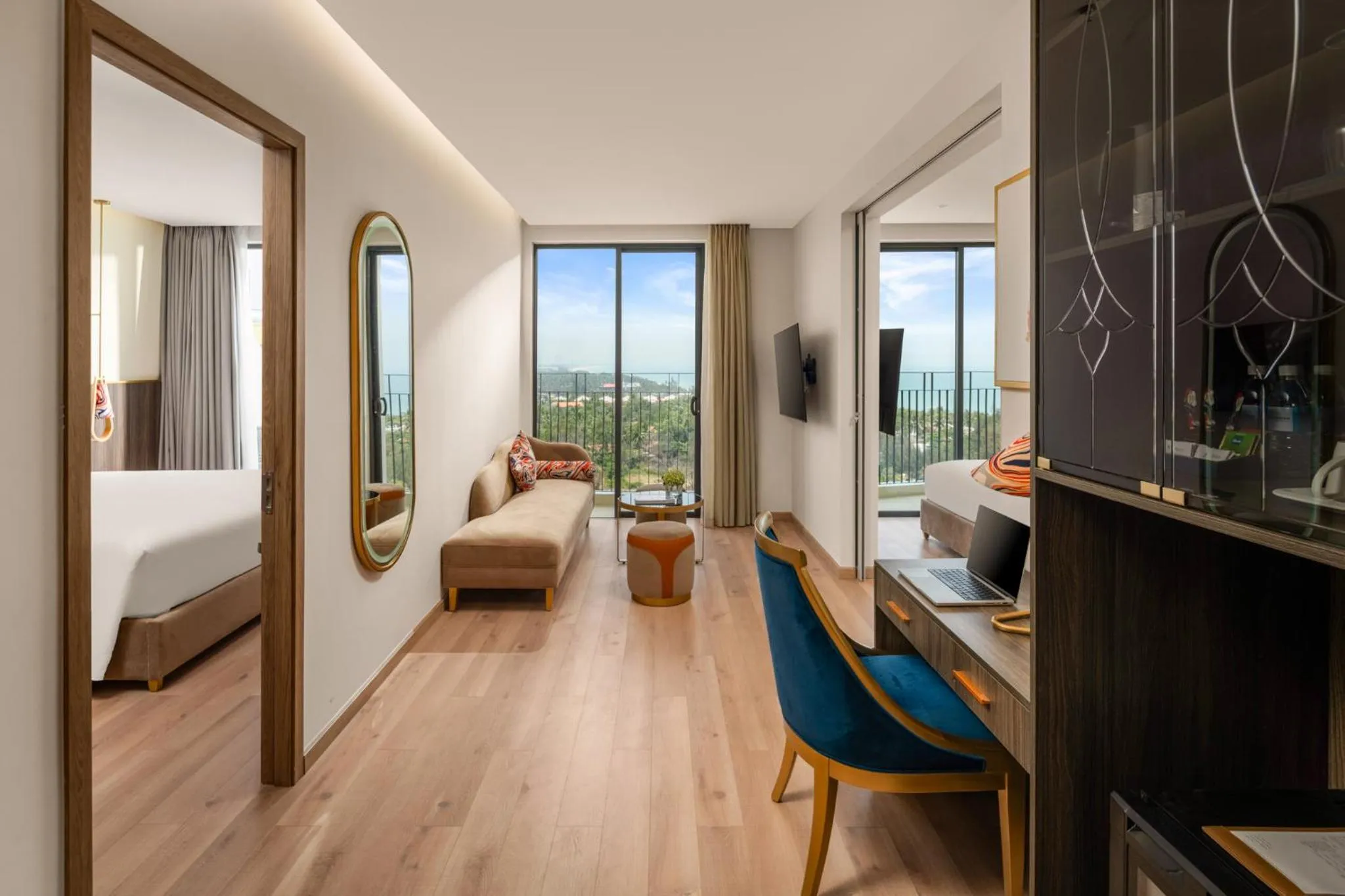 Bed in Wyndham Hoi An Royal Beachfront Resort & Villas