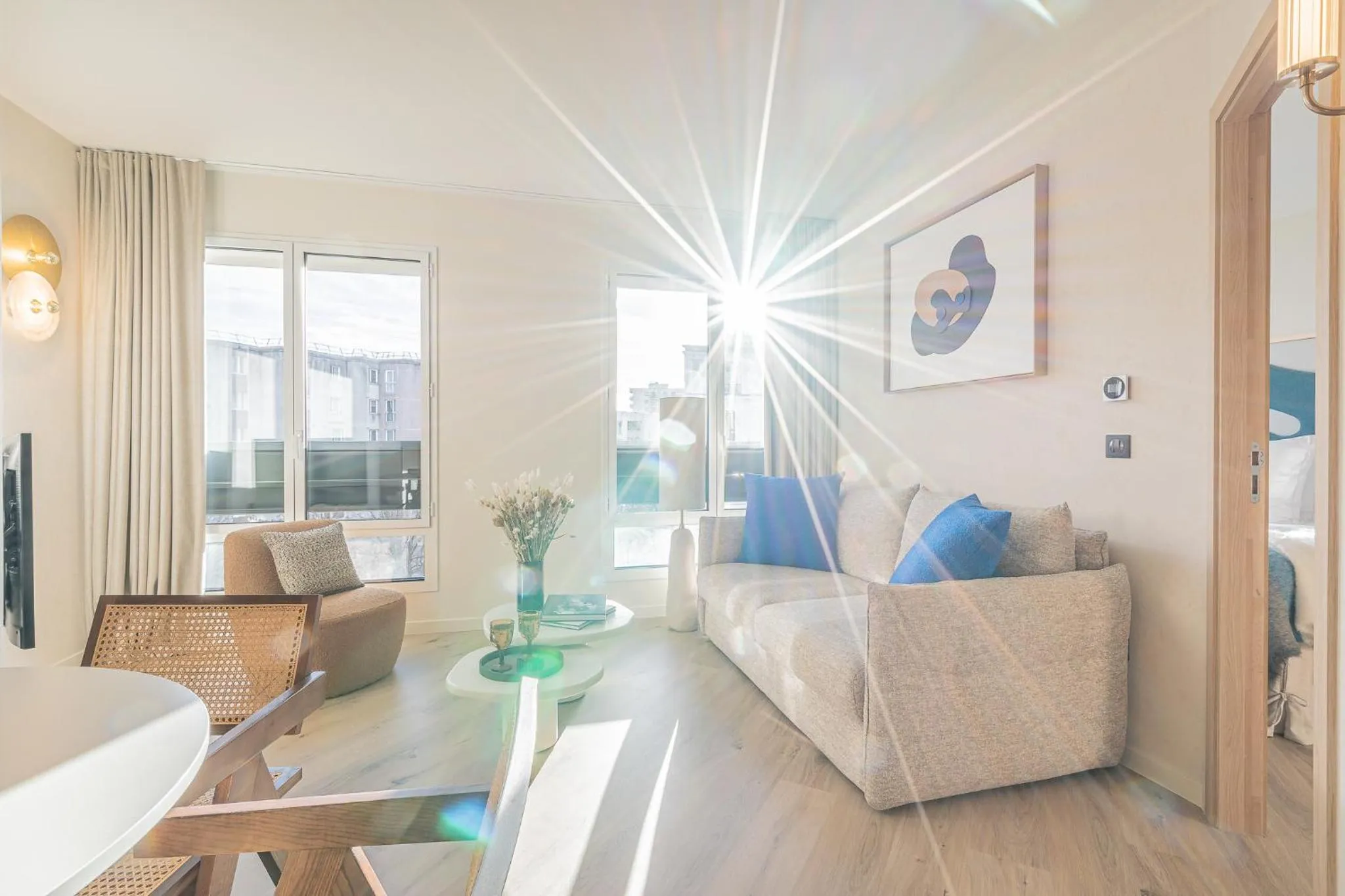 Seating area in Yuna Porte-Maillot - ApartHotel