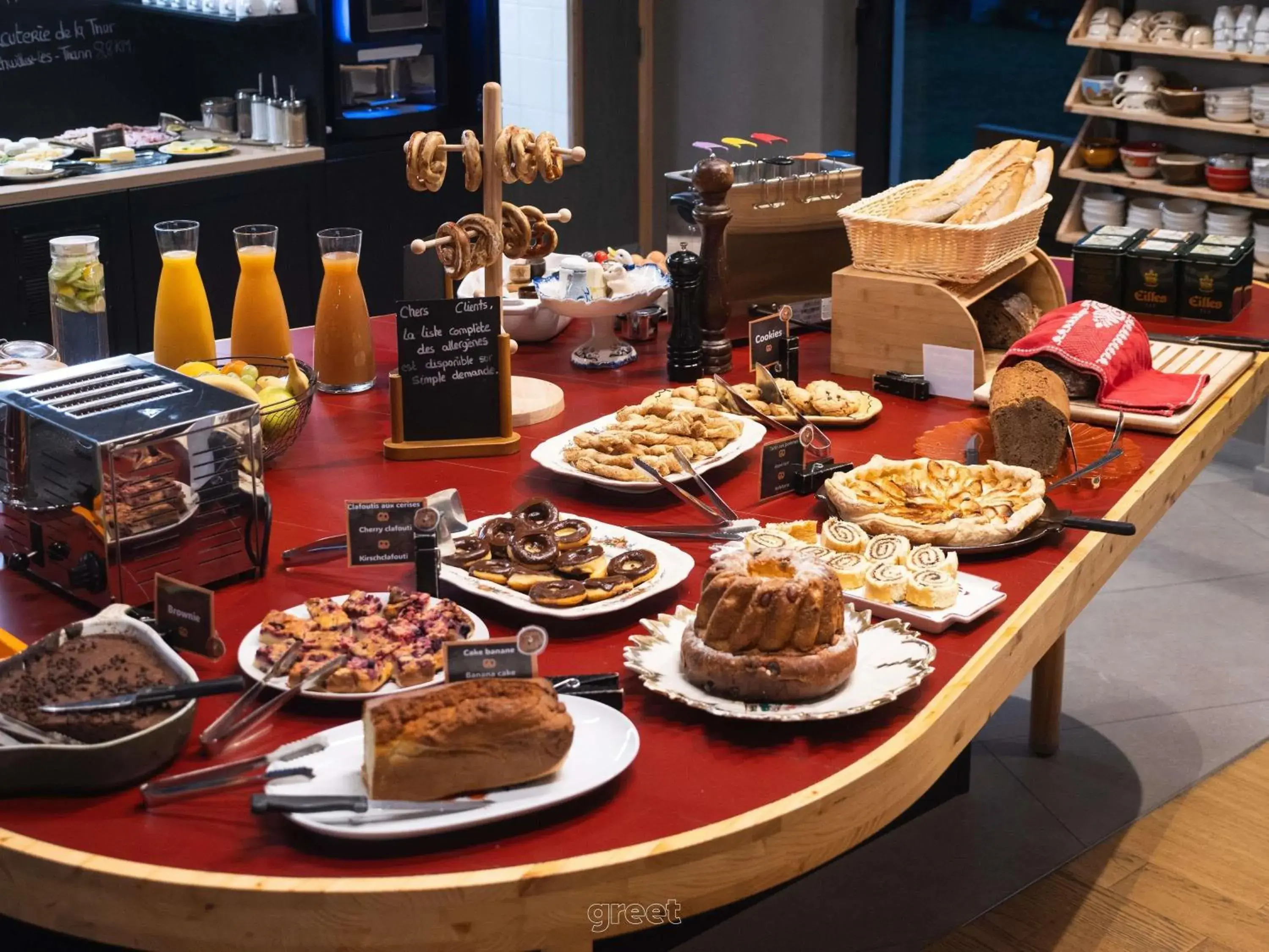 Breakfast in greet hotel Cernay Mulhouse Breakfast in greet hotel Cernay Mulhouse