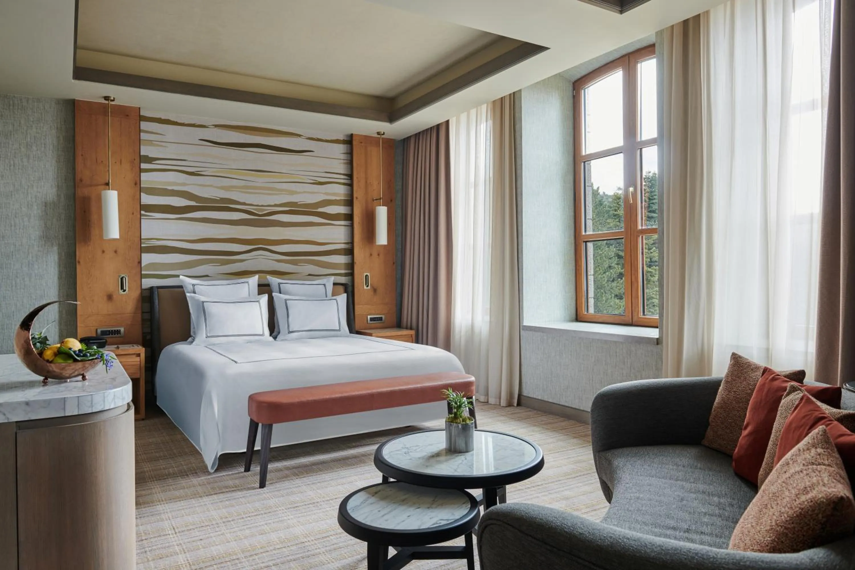 Bed in Swissotel Uludag Bursa