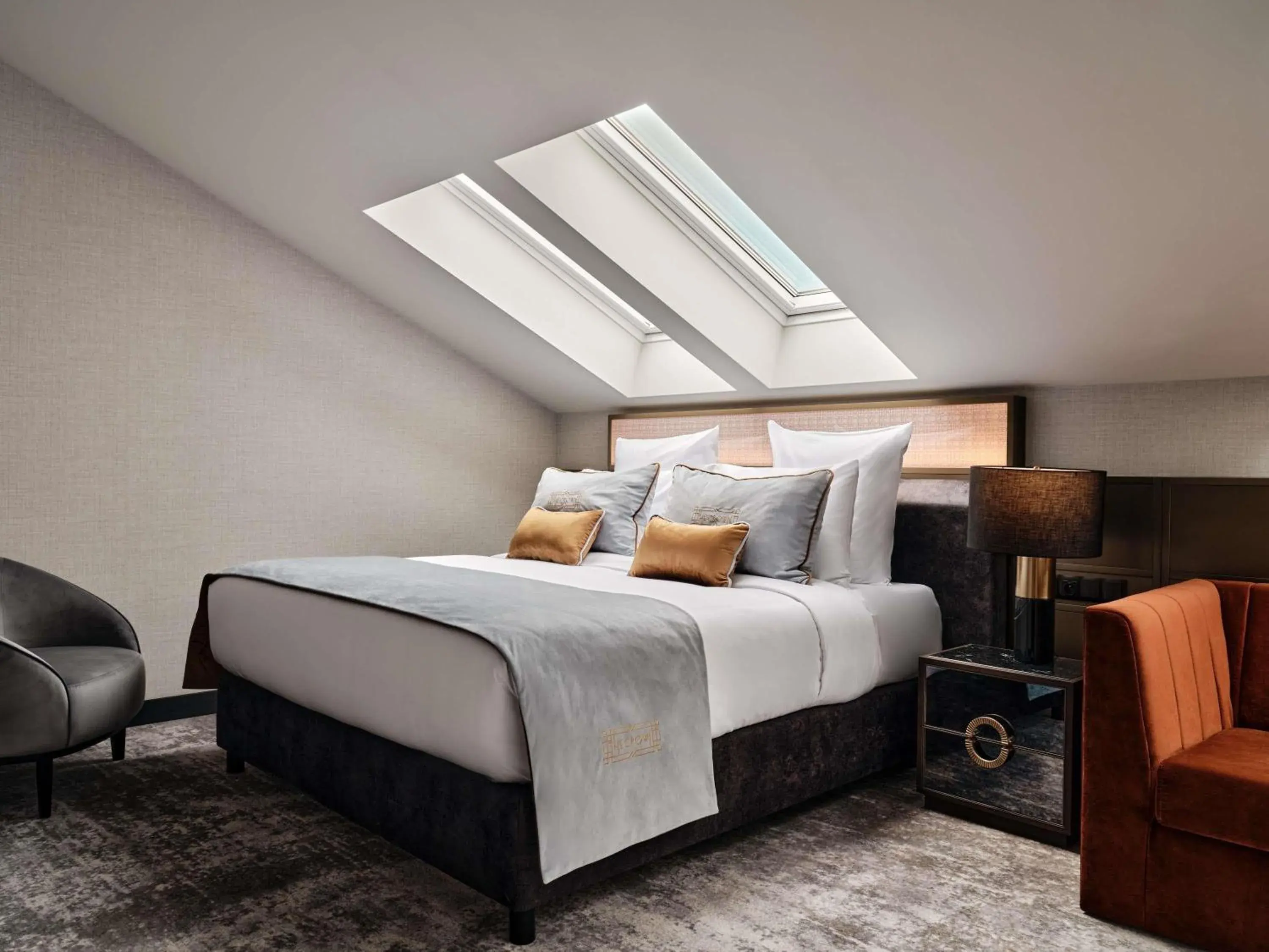 Bedroom, Bed in The Crown Krakow Center - Handwritten Collection ACCOR Bedroom, Bed in The Crown Krakow Center - Handwritten Collection ACCOR