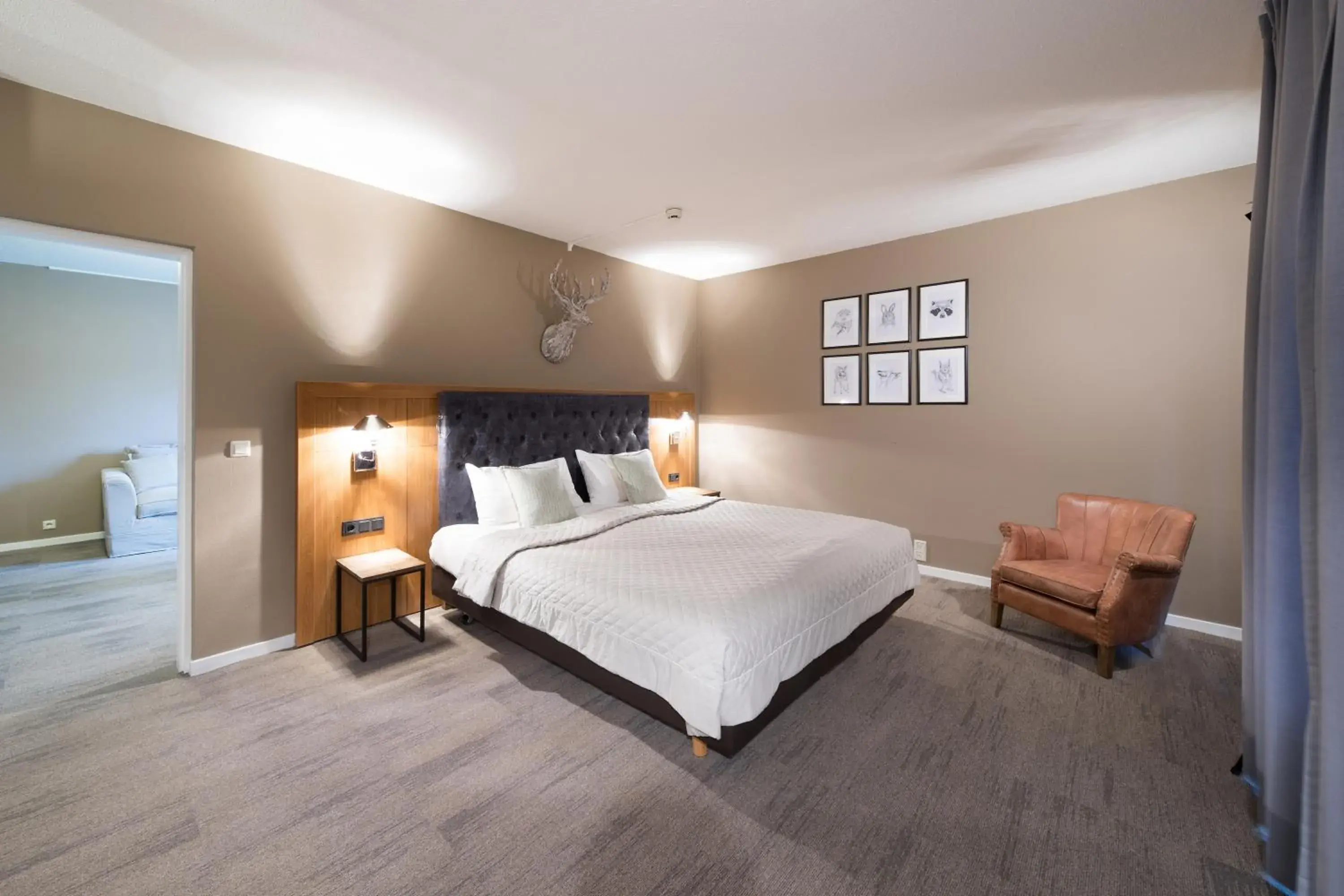 Bed in Bilderberg Hotel 't Speulderbos Bed in Bilderberg Hotel 't Speulderbos