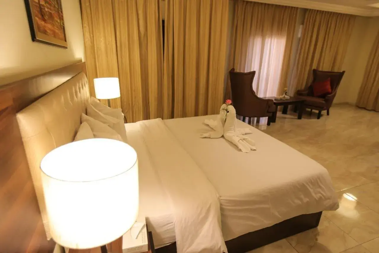 Bed in LANCASTER HOTEL APARTMENTS DAHIET ALRASHEED Bed in LANCASTER HOTEL APARTMENTS DAHIET ALRASHEED