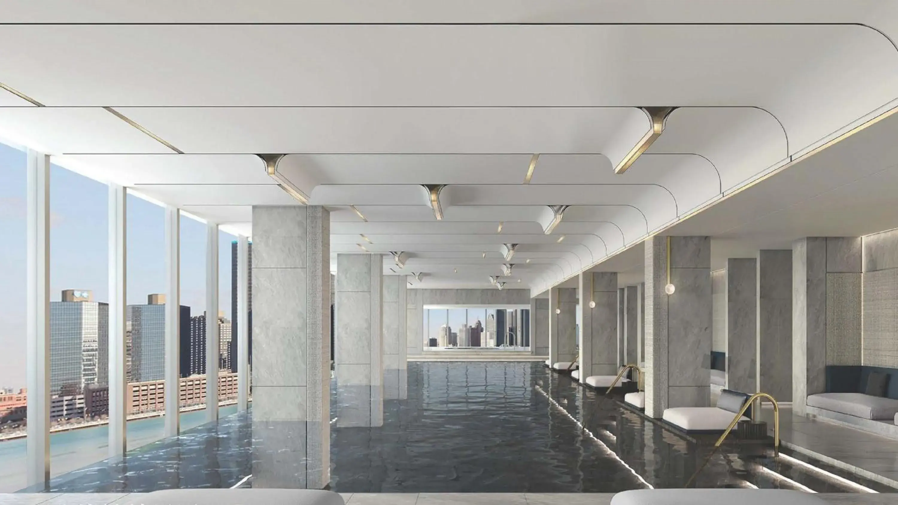 Swimming pool in InterContinental Shenzhen WECC by IHG Swimming pool in InterContinental Shenzhen WECC by IHG