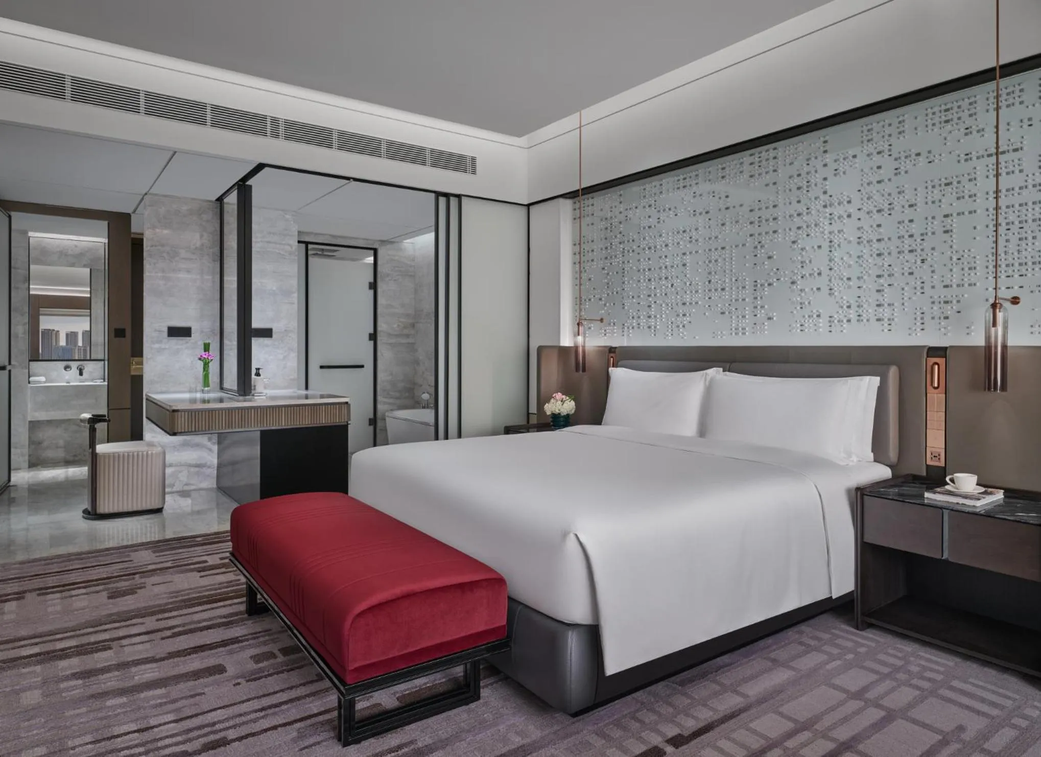 Photo of the whole room, Bed in InterContinental Shenzhen WECC by IHG