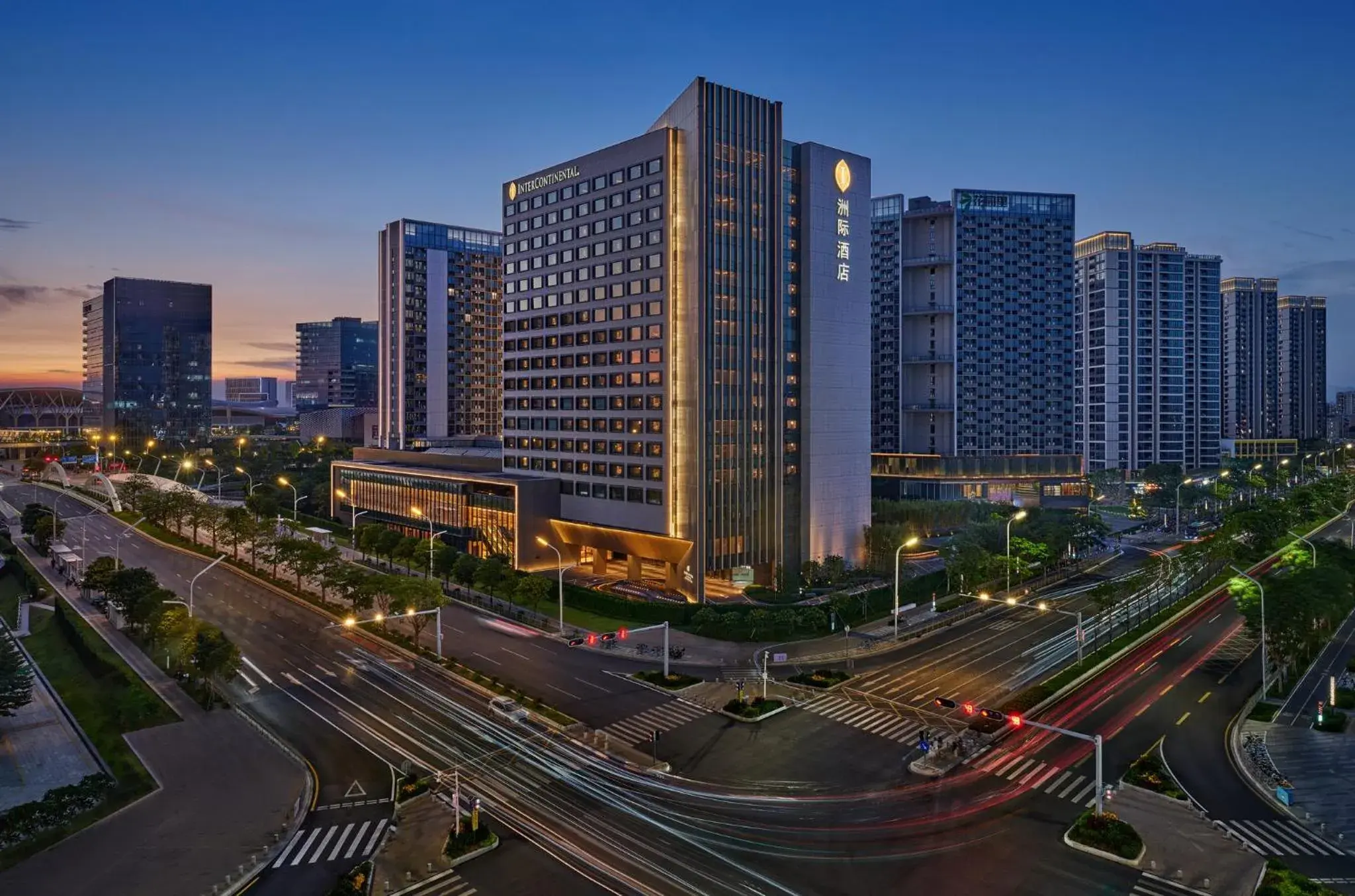 Property building in InterContinental Hotels Shenzhen WECC by IHG Property building in InterContinental Hotels Shenzhen WECC by IHG