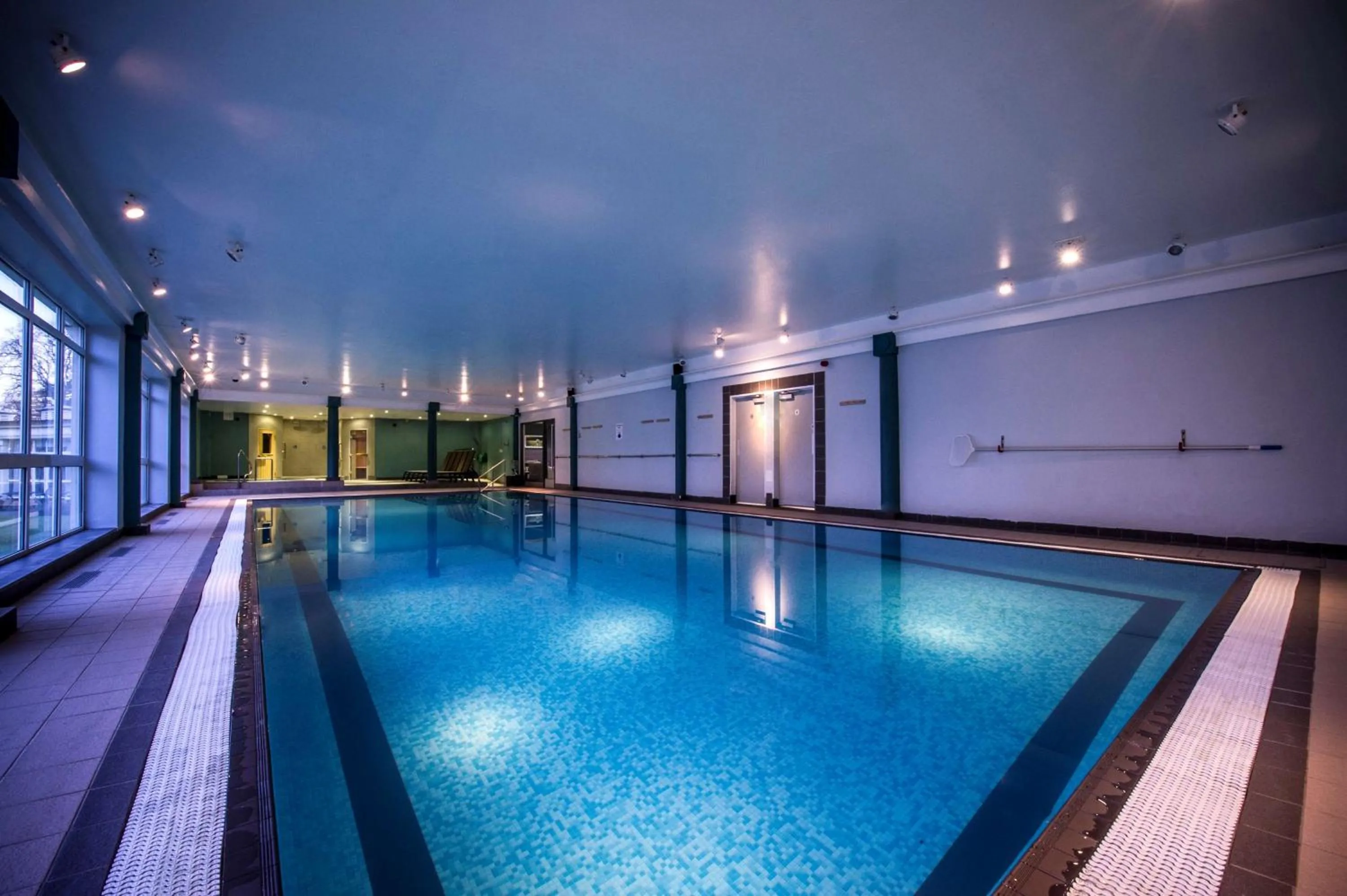 Pool view in DoubleTree by Hilton Cheltenham-Cotswolds