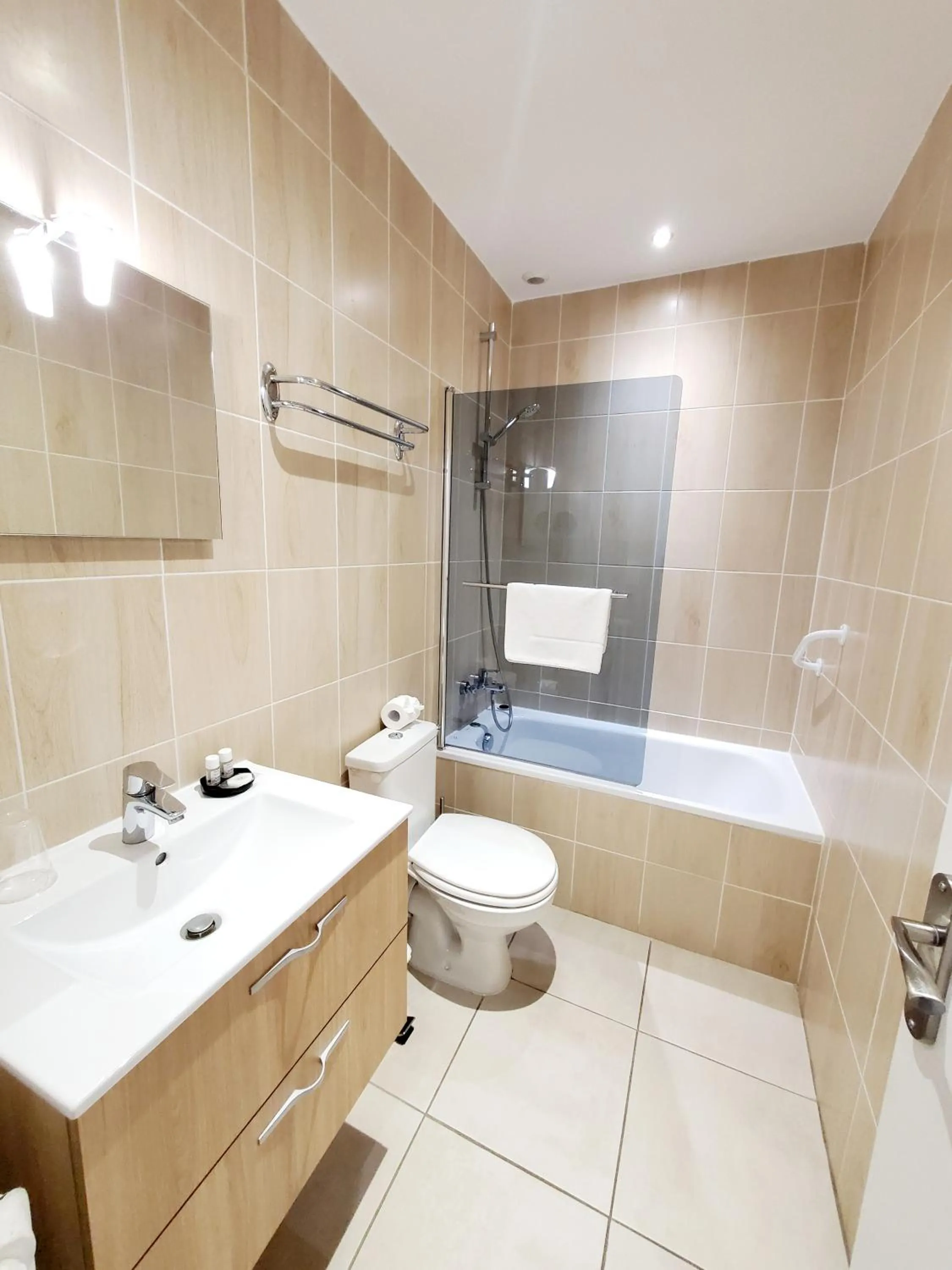 Toilet in Logis Hôtel Belle Etoile Vichy