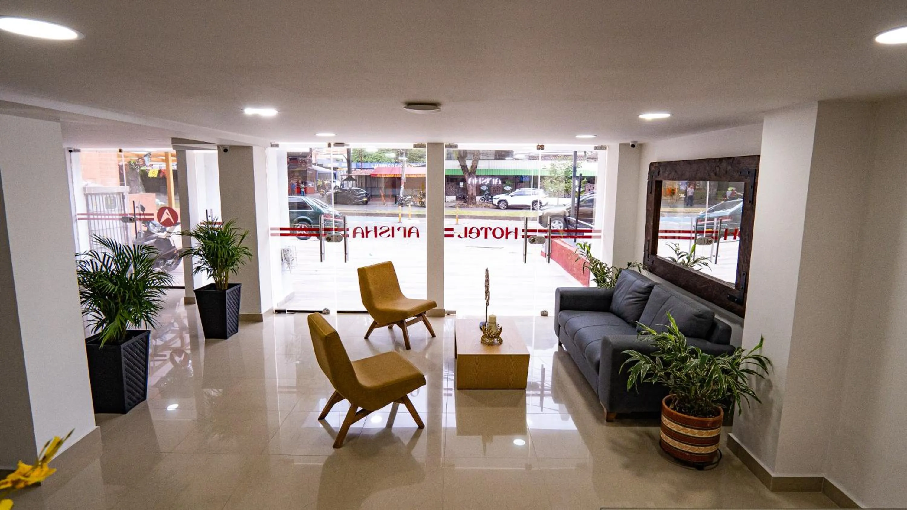 Living room in Hotel Arisha Cali