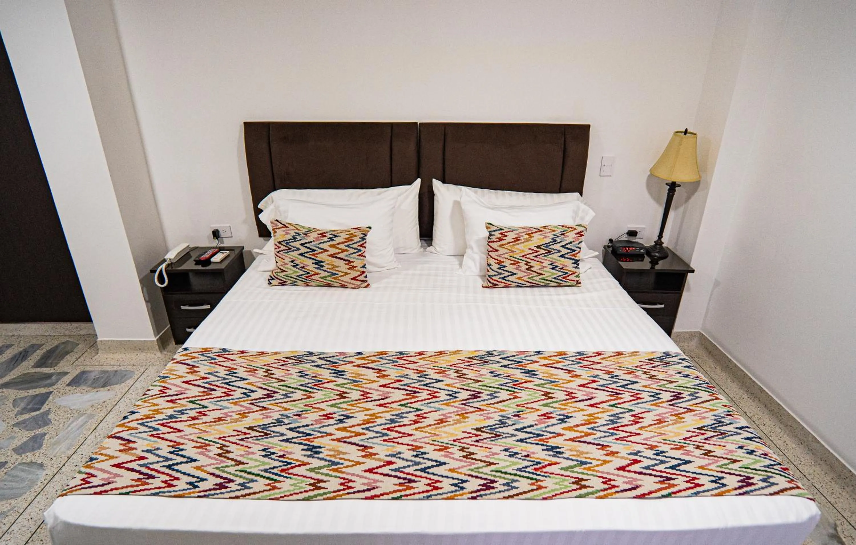 Bed in Hotel Arisha Cali