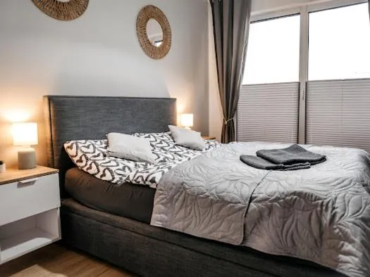 Bed in Bridge Apartments&Spa apartament LILKA