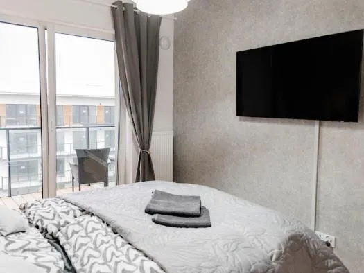 Bed in Bridge Apartments&Spa apartament LILKA