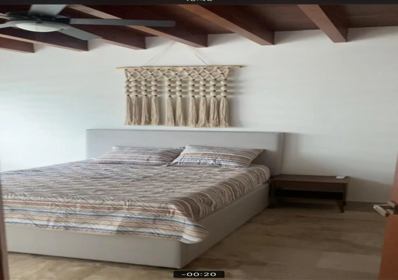 Bed in Departamento Xhelin Maya, exclusivo en Playa del Carmen, Quintana Roo