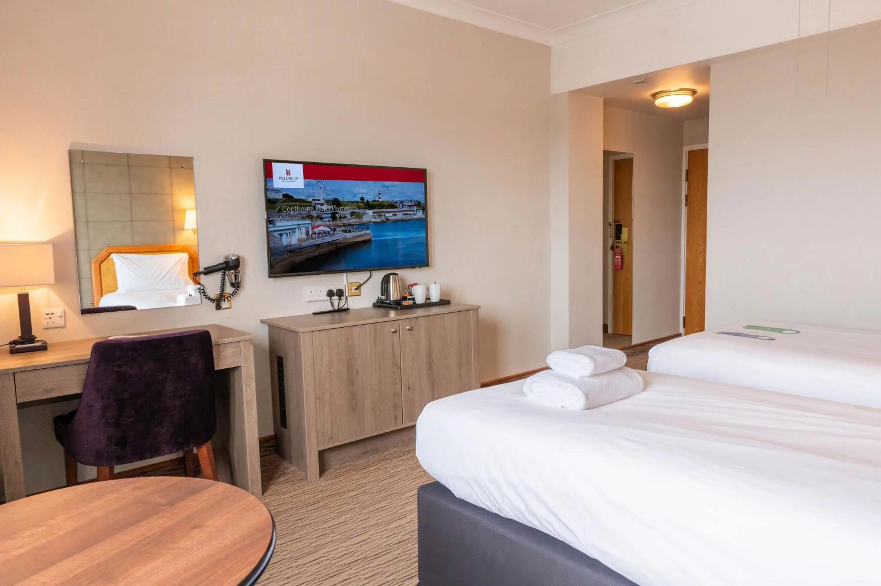 Bedroom, Bed in Copthorne Hotel Plymouth