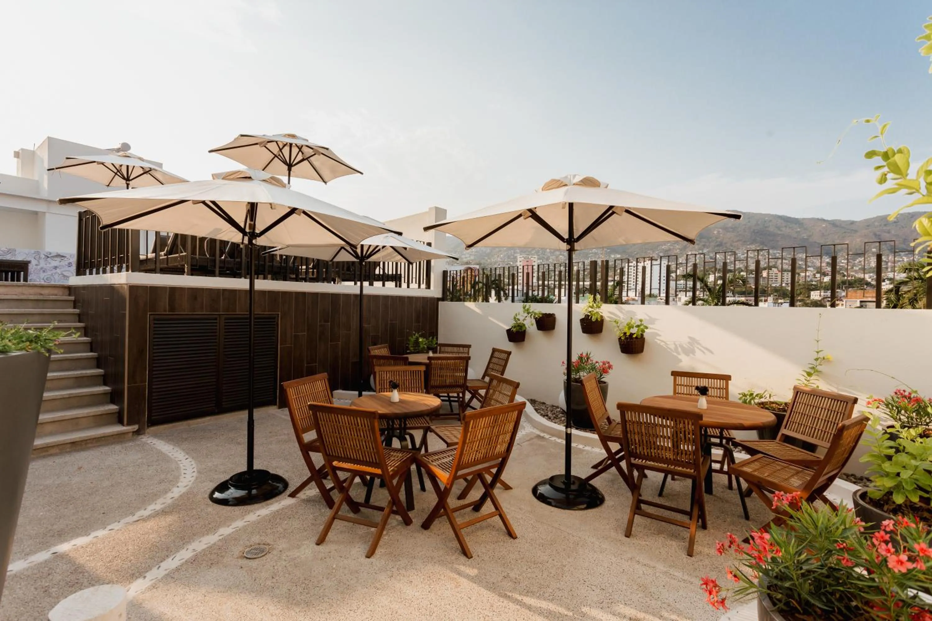 Sunset in HS HOTSSON Acapulco Villas