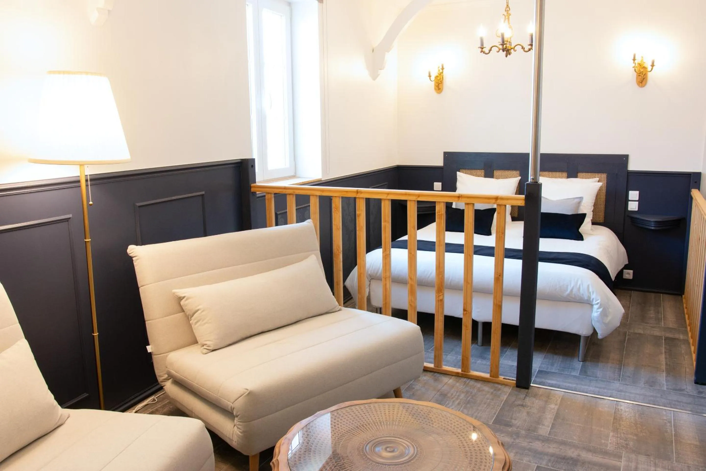 Bedroom, Bed in Domaine La Grange Ungersheim - Chambres d'Hôtes L'Inspiration