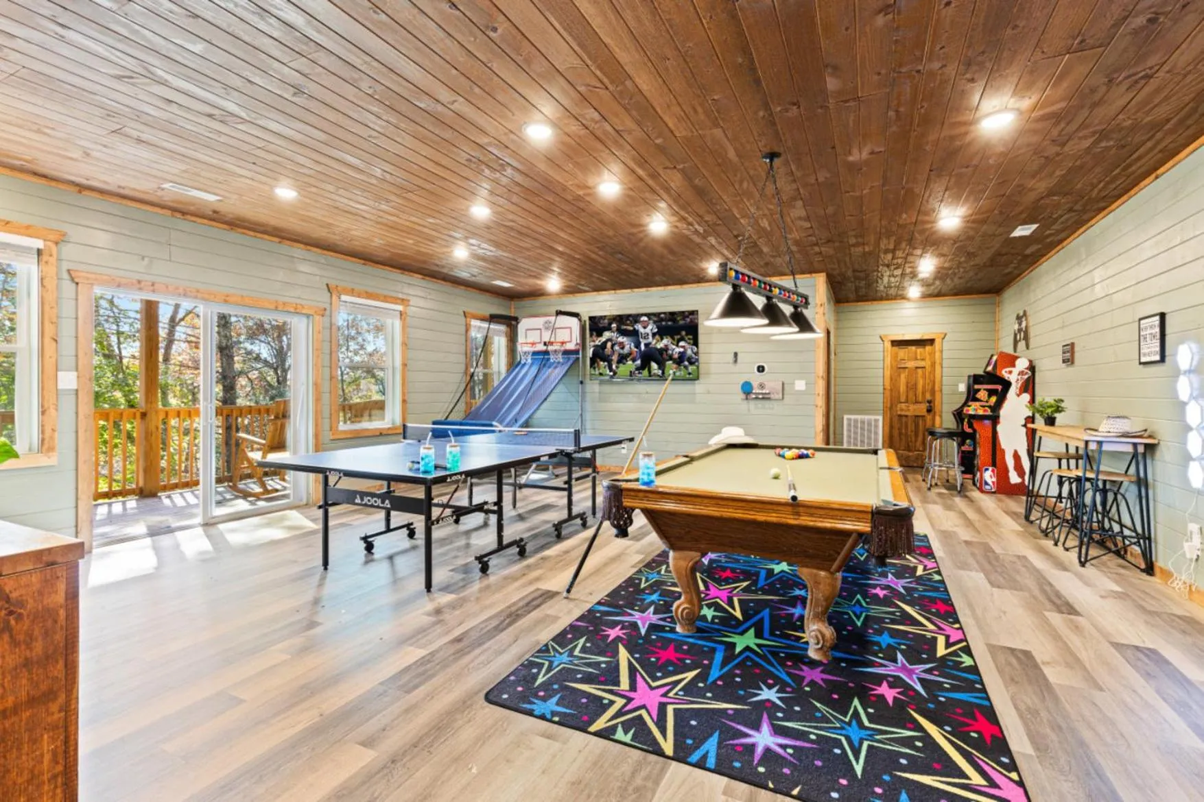 Billiard in Luxe Mountain Pool Escape by Ghosal Luxury Lodging