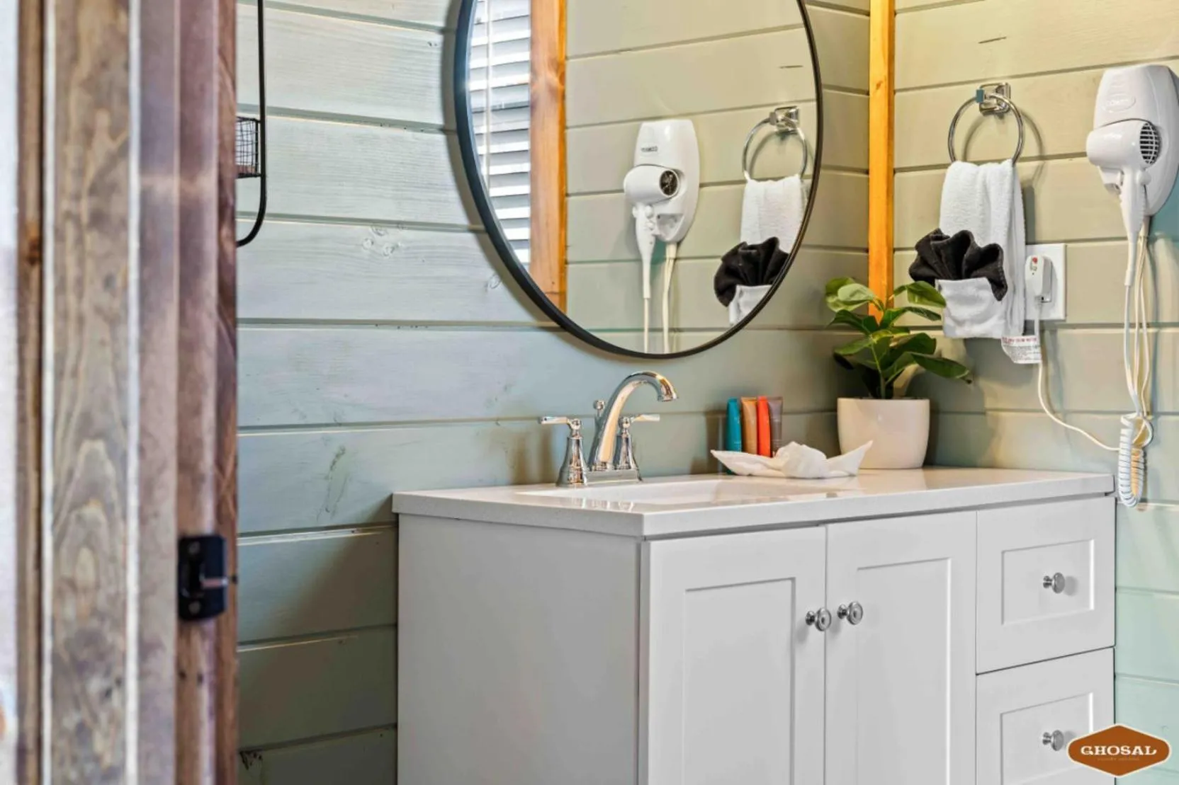 Bathroom in Luxe Mountain Pool Escape by Ghosal Luxury Lodging