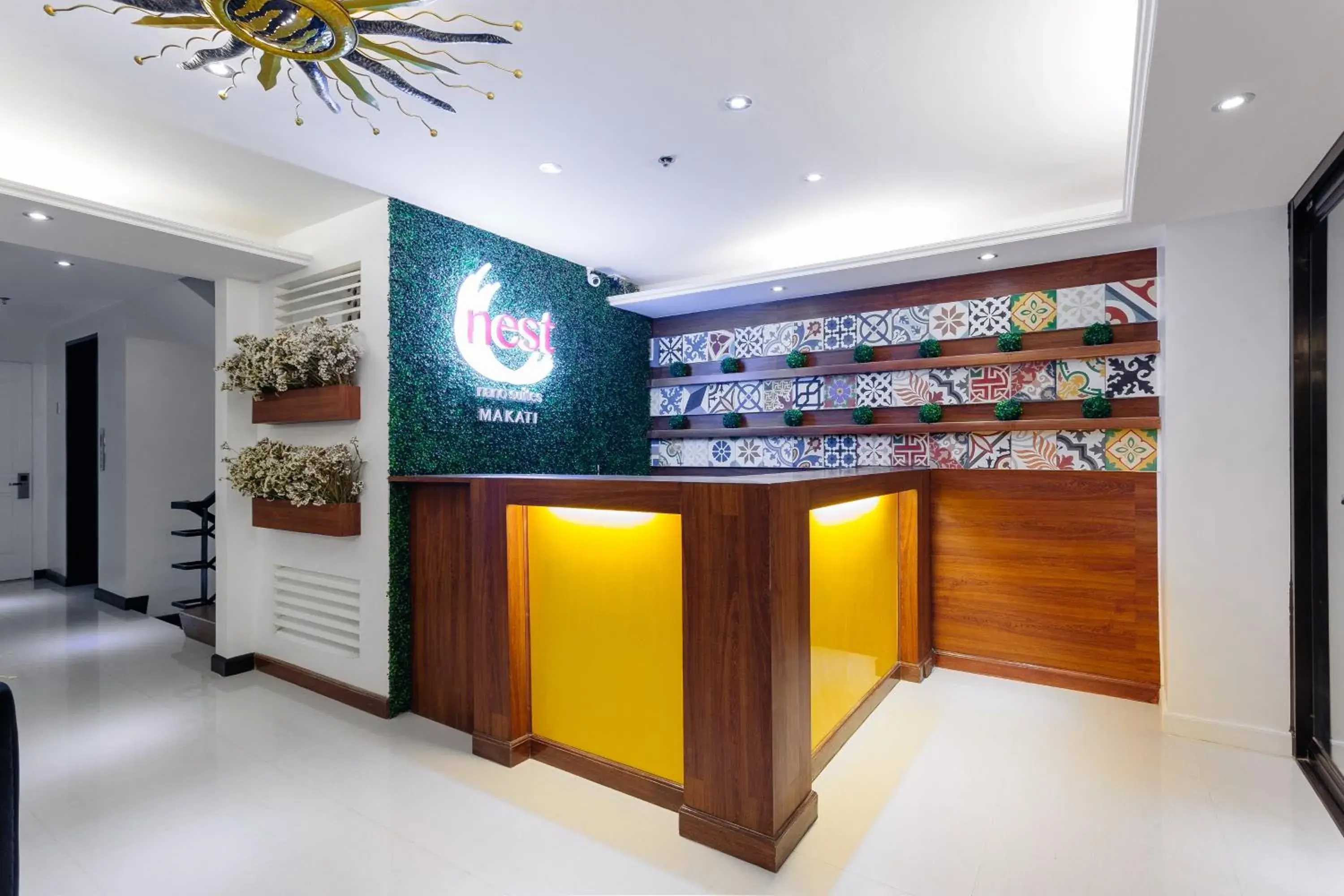 Lobby or reception in Nest Nano Suites Poblacion - Makati Lobby or reception in Nest Nano Suites Poblacion - Makati