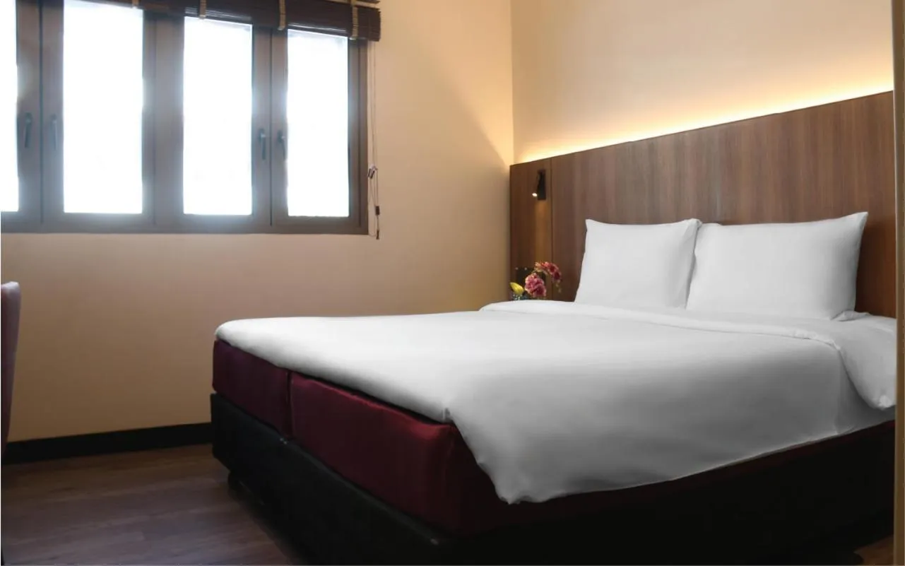 Bed in Aqueen Prestige Hotel Lavender