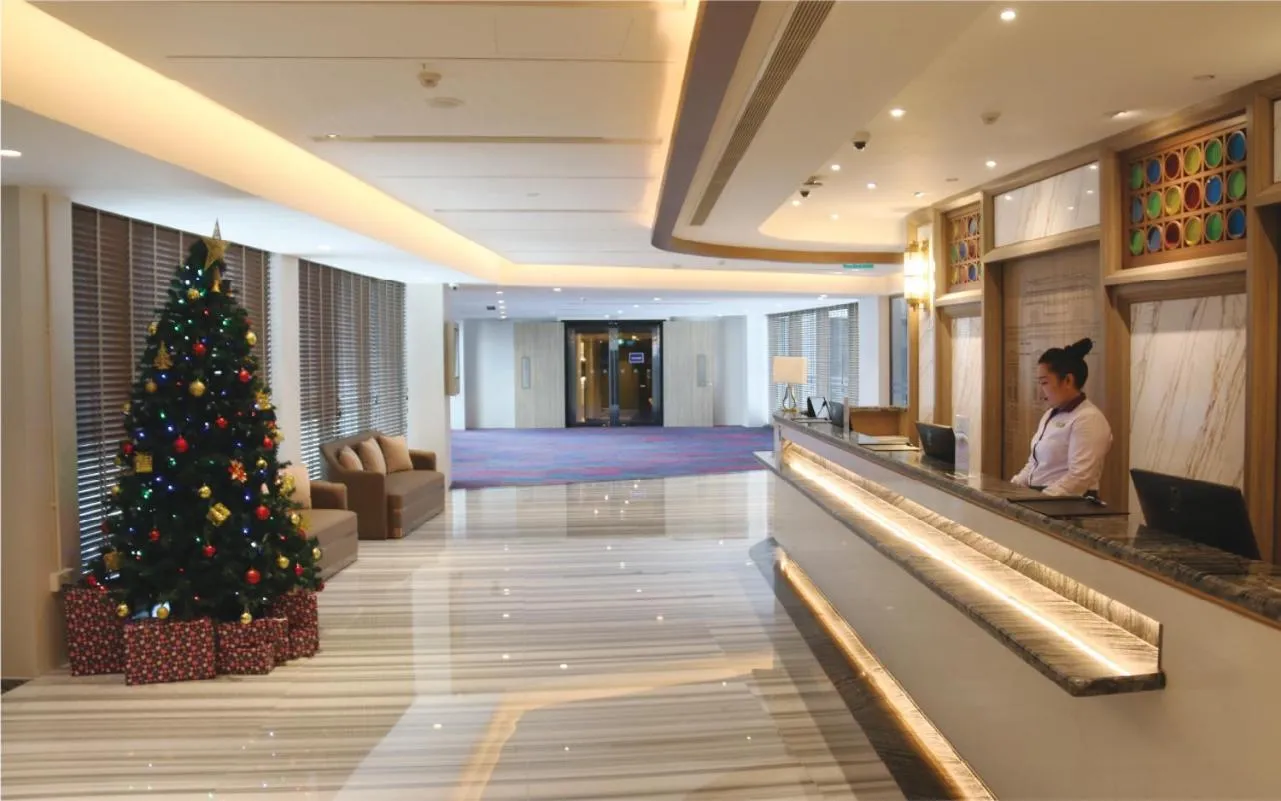 Lobby or reception in Aqueen Prestige Hotel Lavender