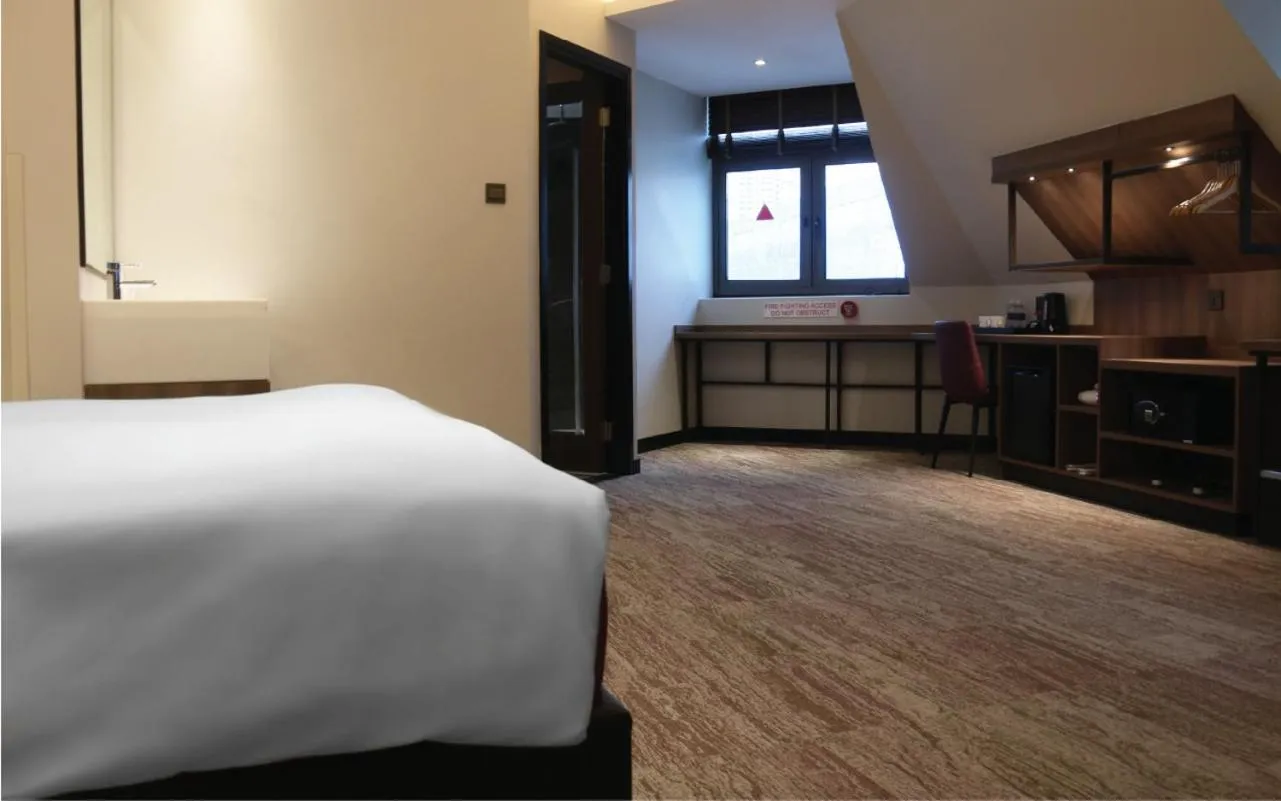 Bed in Aqueen Prestige Hotel Lavender