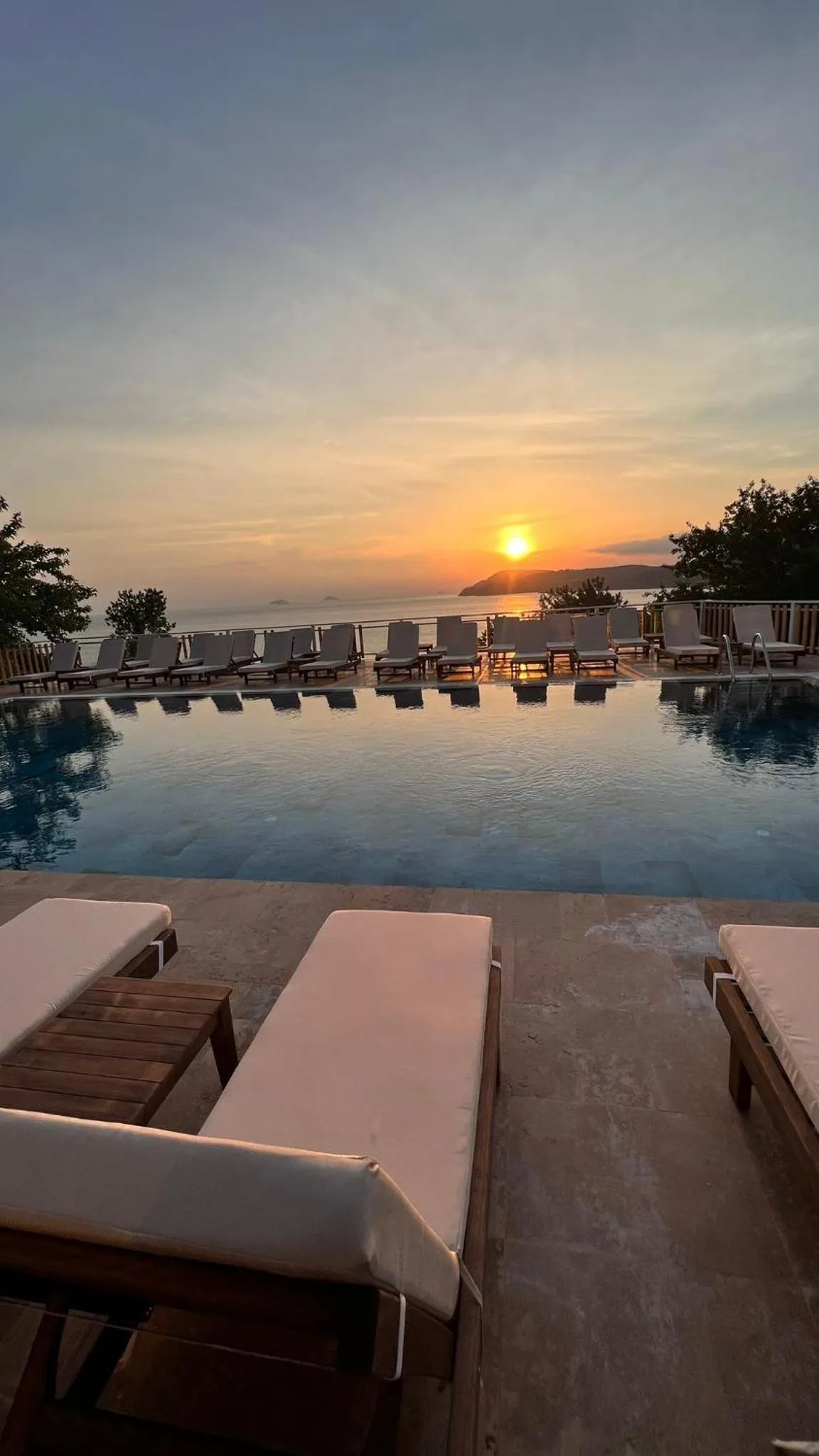 Pool view in The Roof Ada