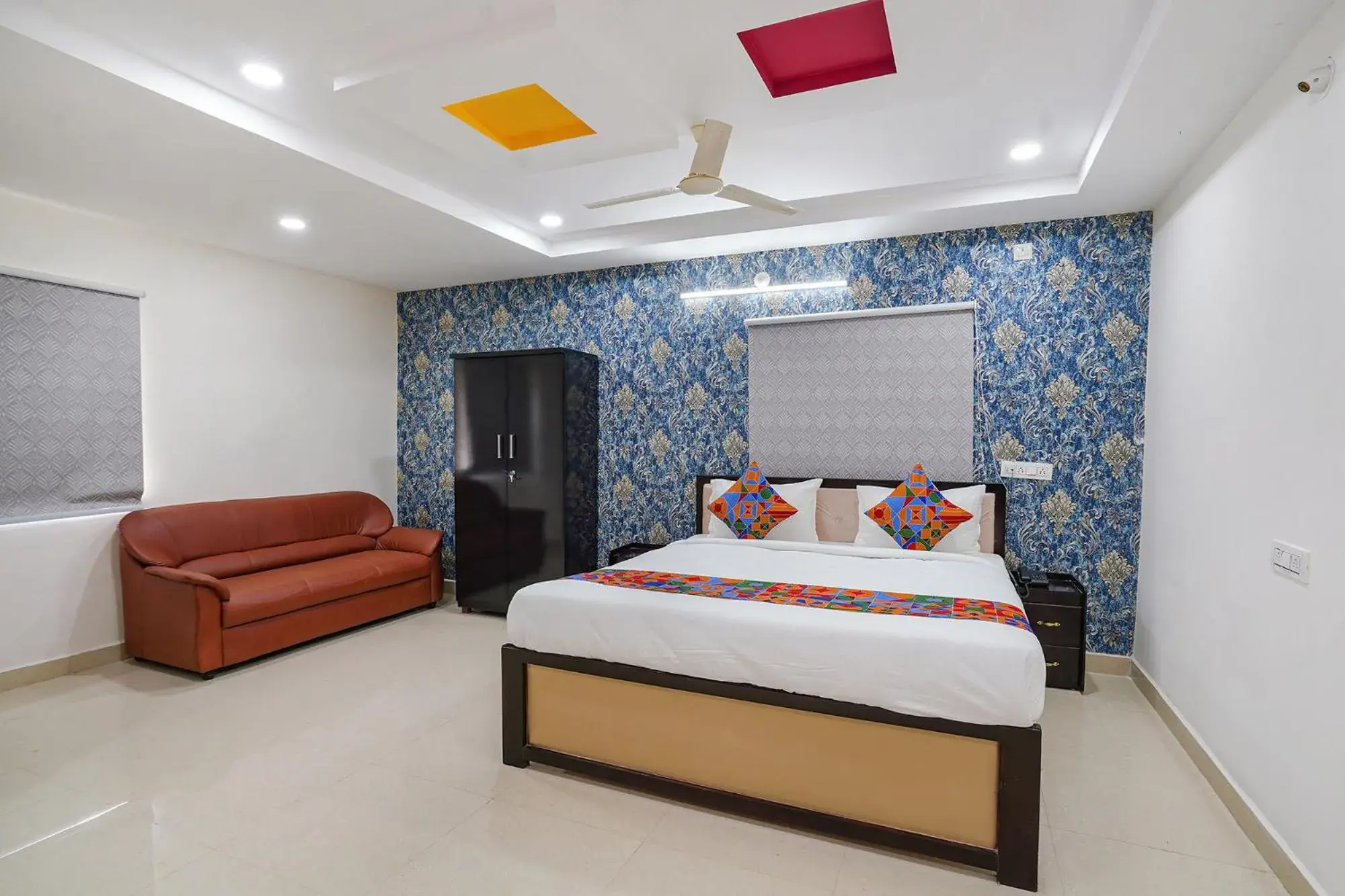 Bed in FabHotel Sri Karthikeya Grand - Nr Nexus Mall, Kukatpally Bed in FabHotel Sri Karthikeya Grand - Nr Nexus Mall, Kukatpally