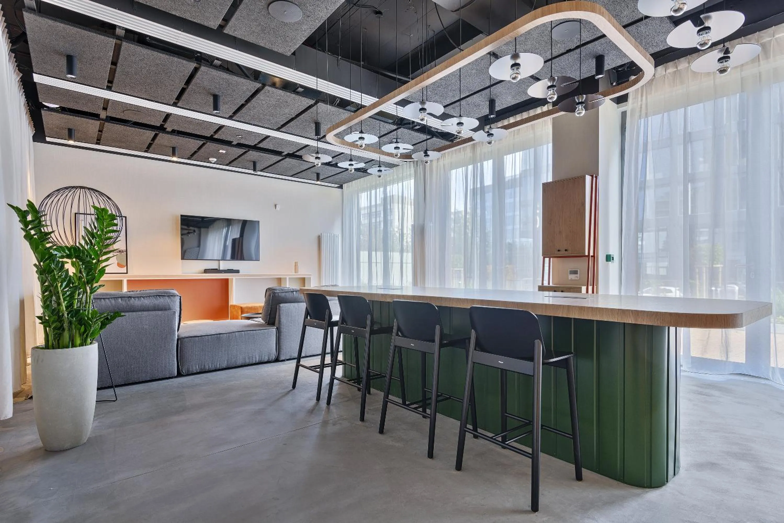 Communal kitchen in Noli Mokotow