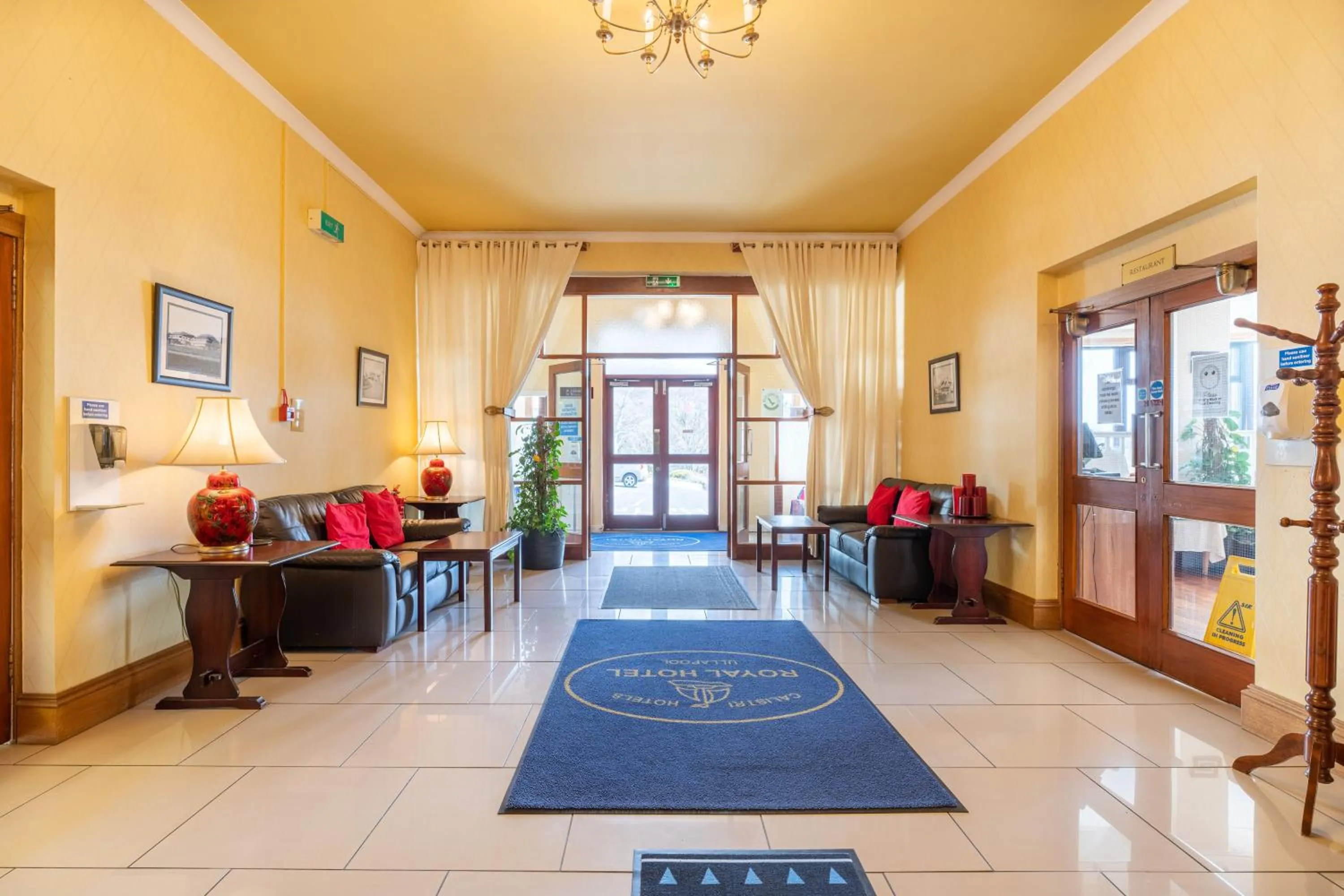 Lobby or reception in The Royal Hotel