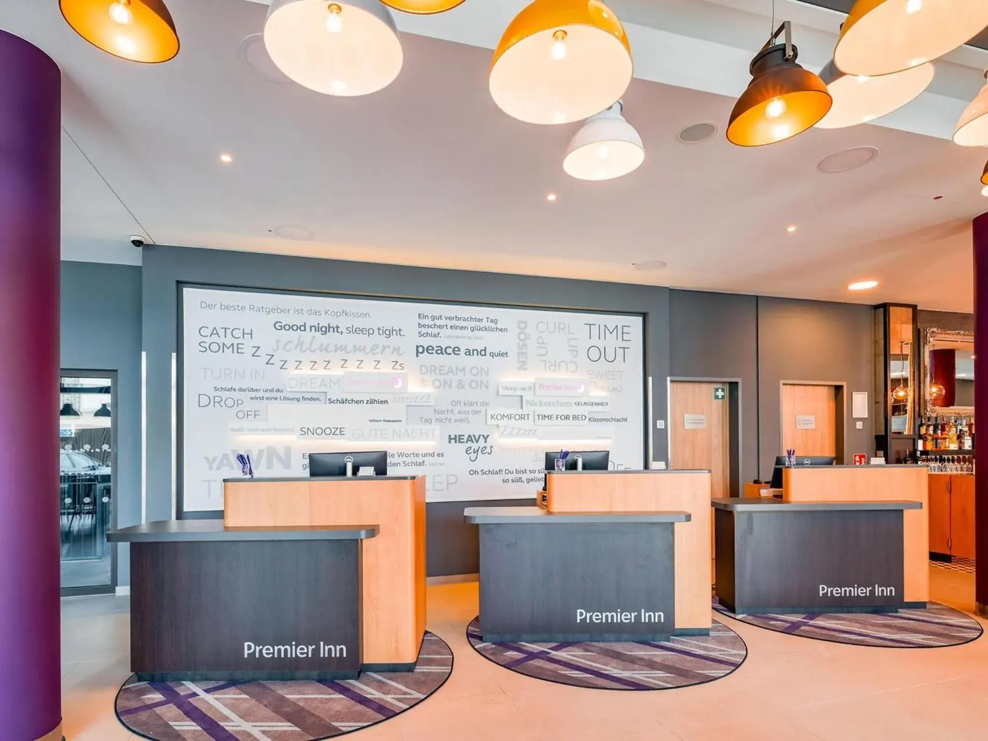 Lobby or reception in Premier Inn Mannheim City Centre Lobby or reception in Premier Inn Mannheim City Centre