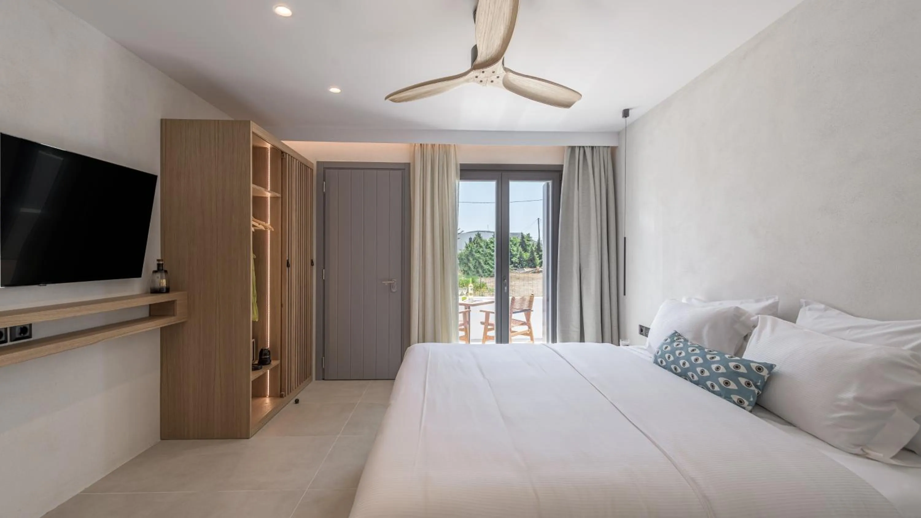 Bed in Nove Milos Luxury by Estia