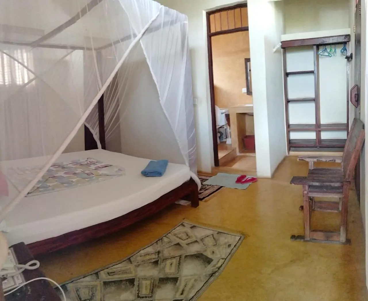 Bed in Msafini Hotel