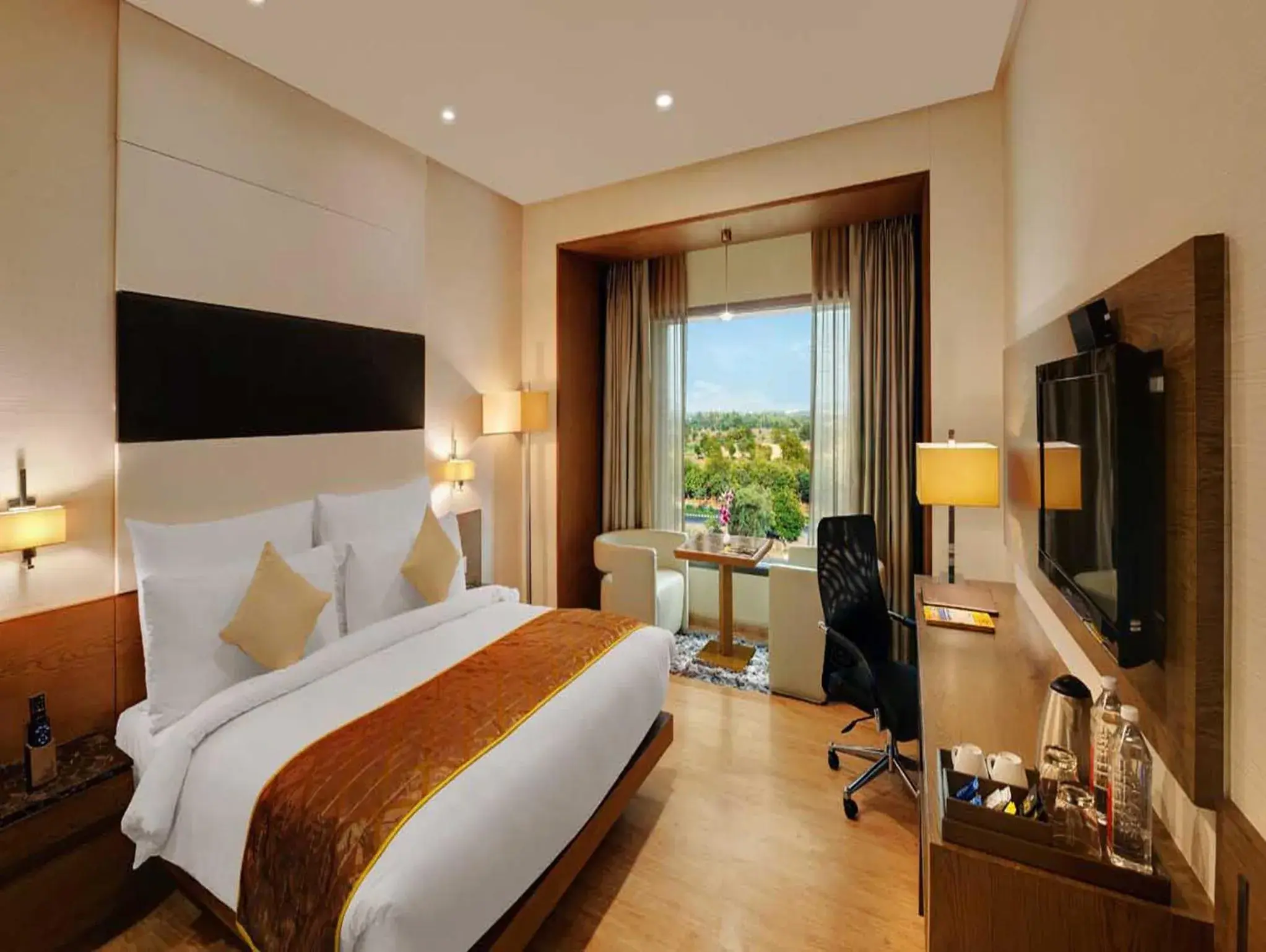 Bedroom in Narayani Heights Hotel & Resort Bedroom in Narayani Heights Hotel & Resort