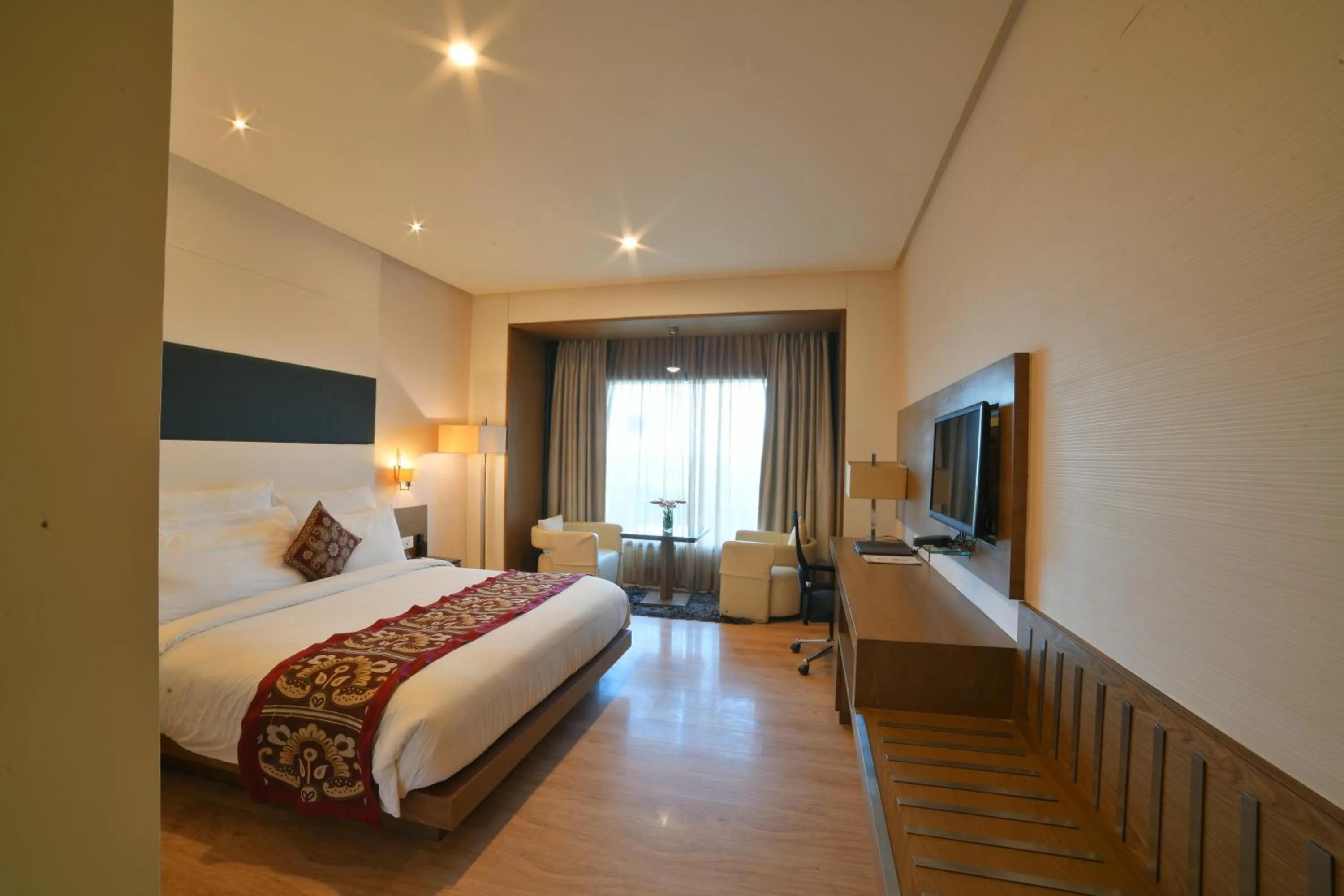 Bed in Narayani Heights Hotel & Resort