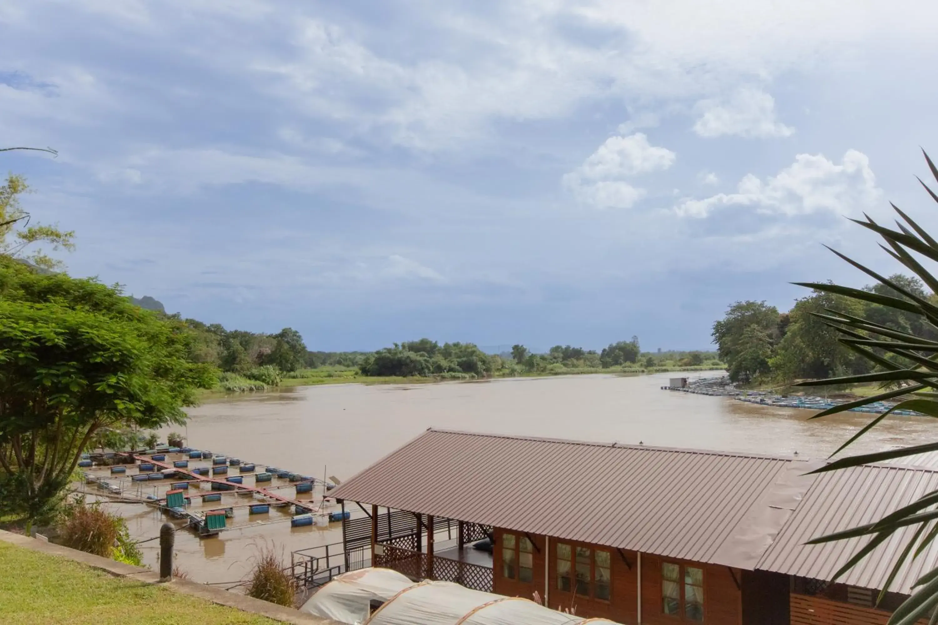 River view in Namsai Resort Kanchanaburi River view in Namsai Resort Kanchanaburi