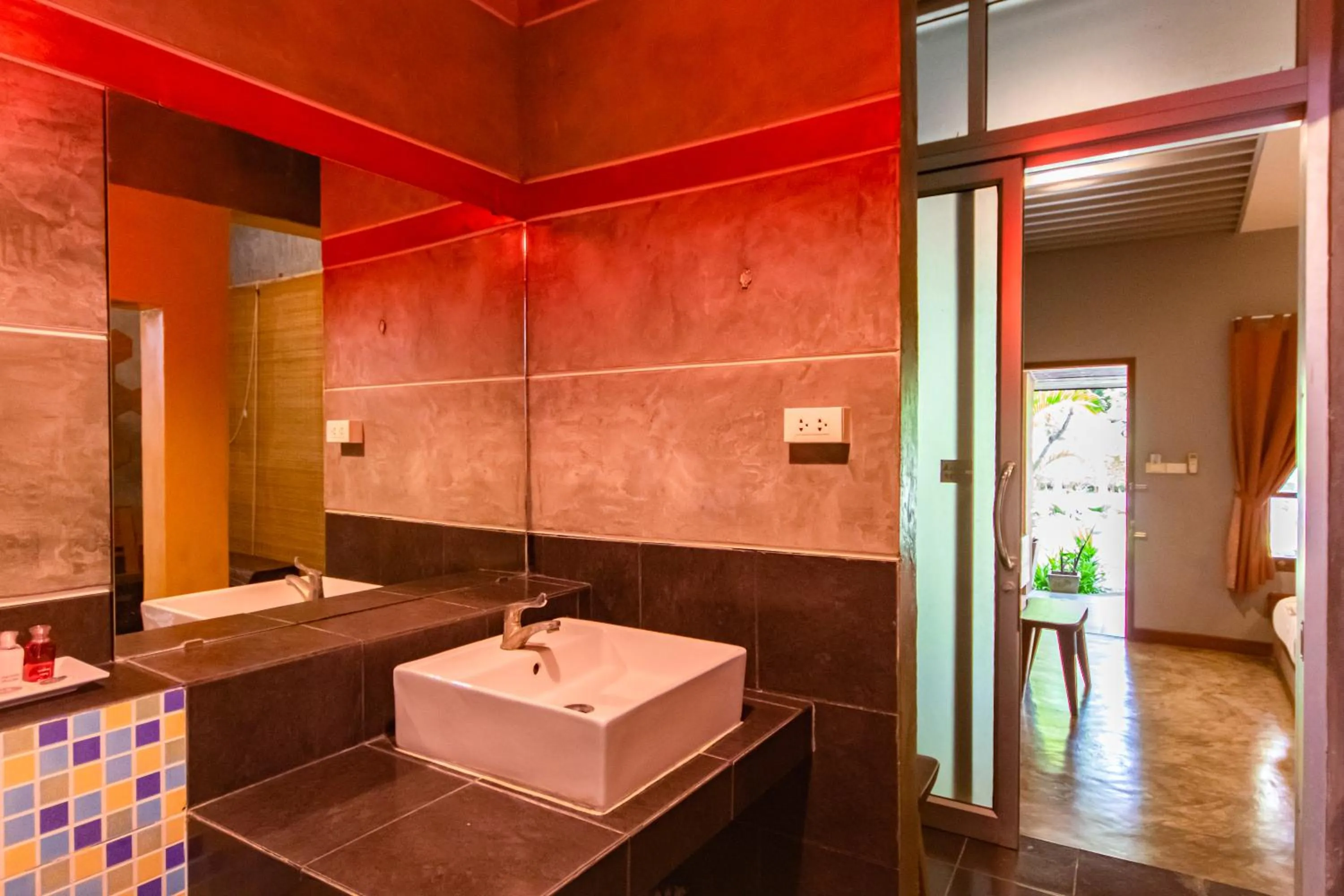 Bathroom in Namsai Resort Kanchanaburi