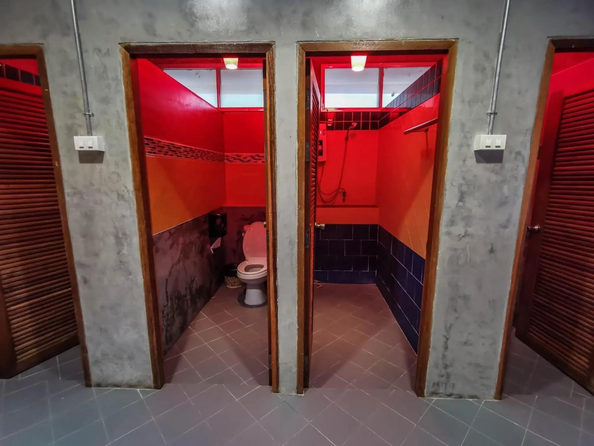 Shower in Namsai Resort Kanchanaburi