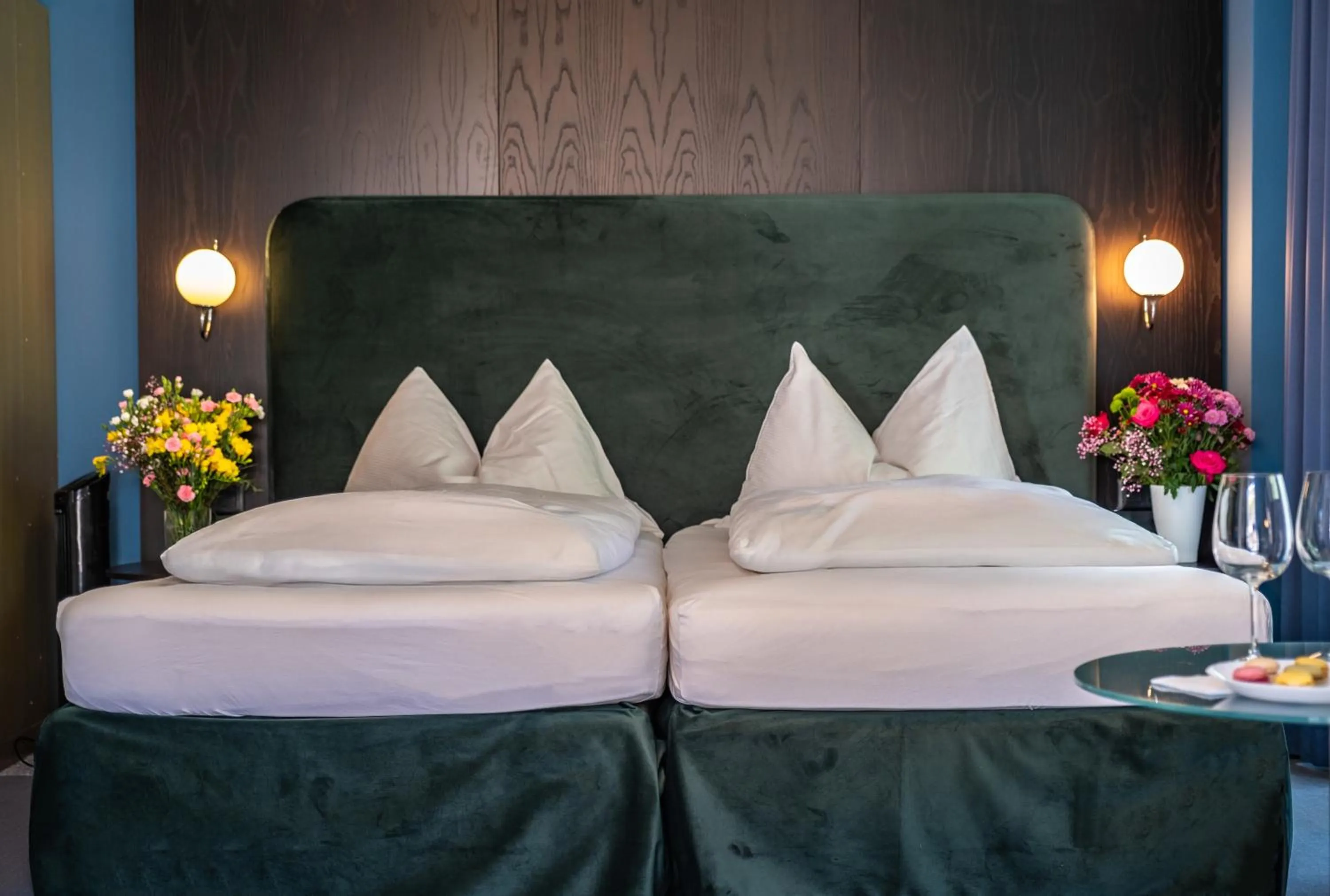 Bed in Hotel Royal Luzern