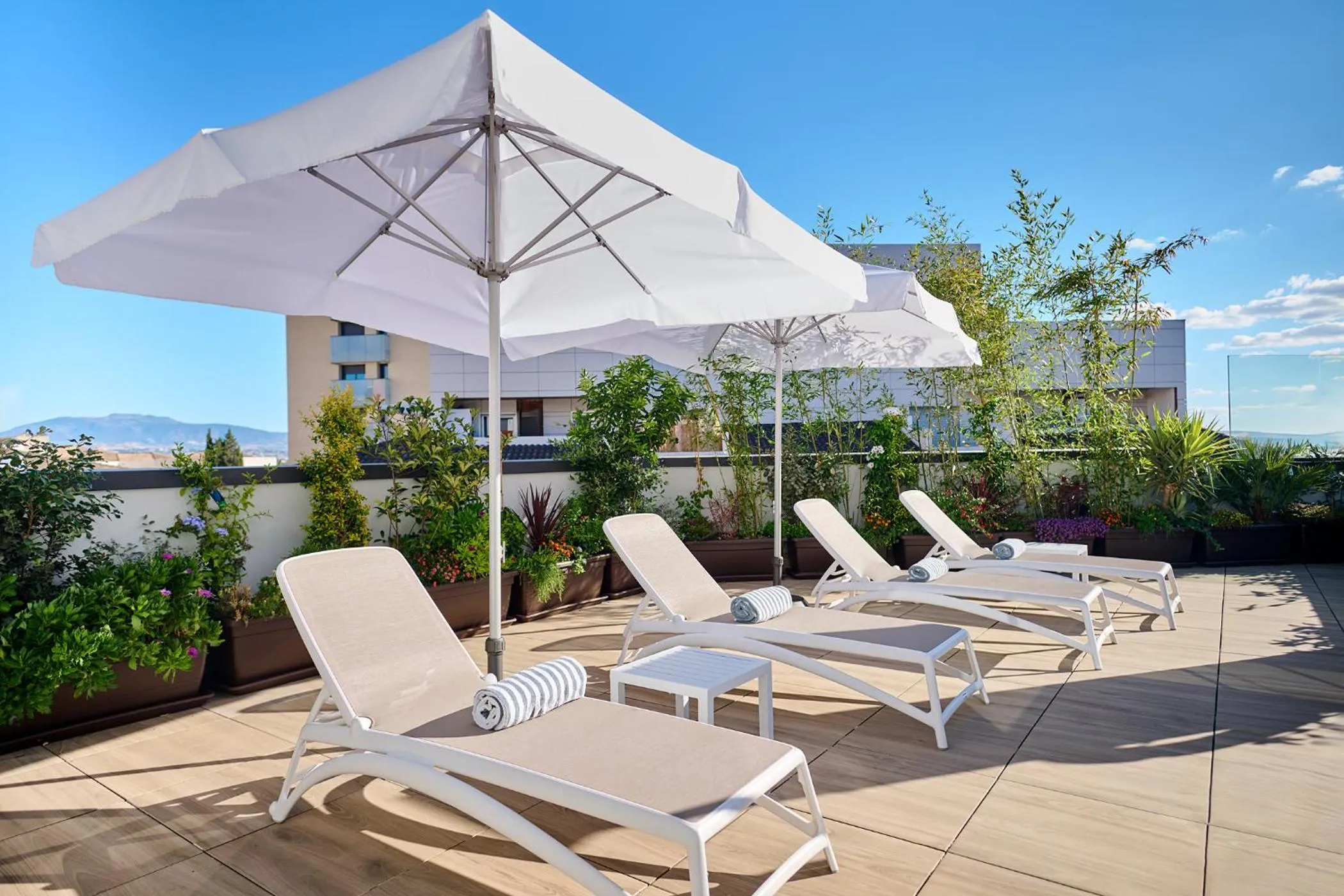 Swimming pool in Apartamentos Luna Suites Granada