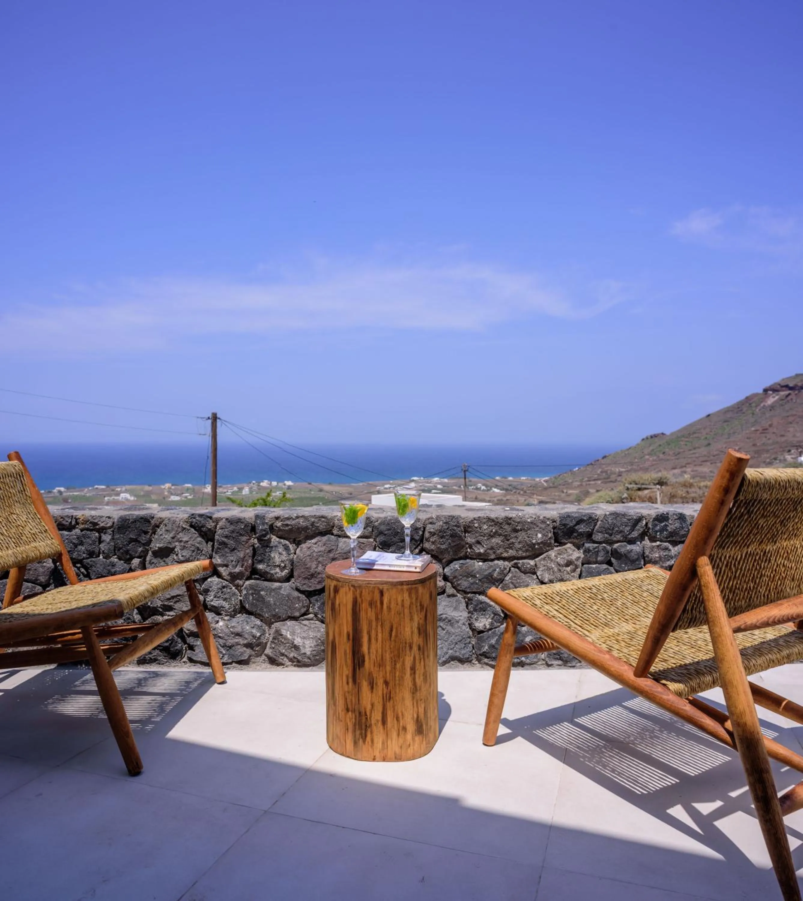 Balcony/Terrace in Ryolithos Suites