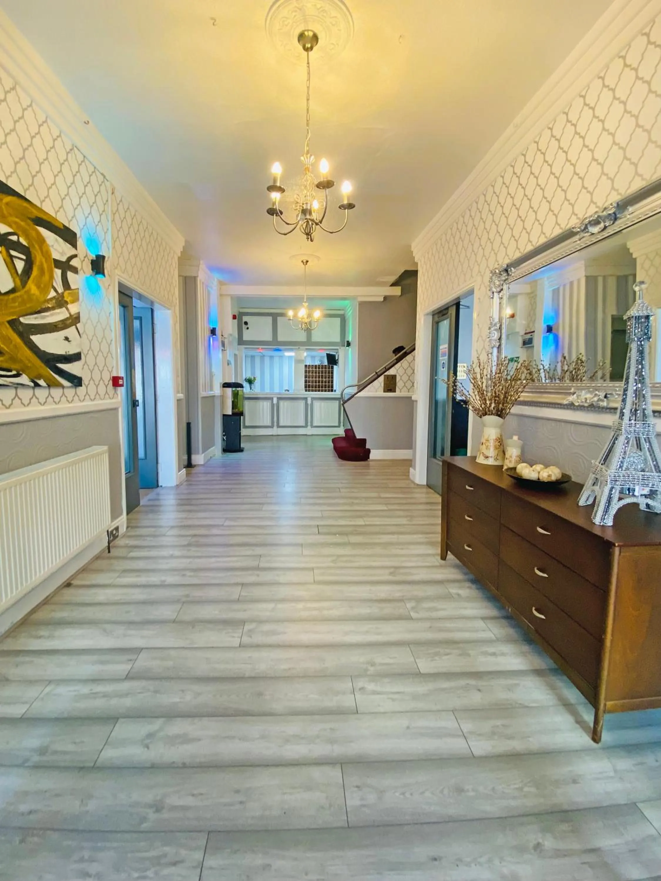 Lobby or reception in The J & S Hotel