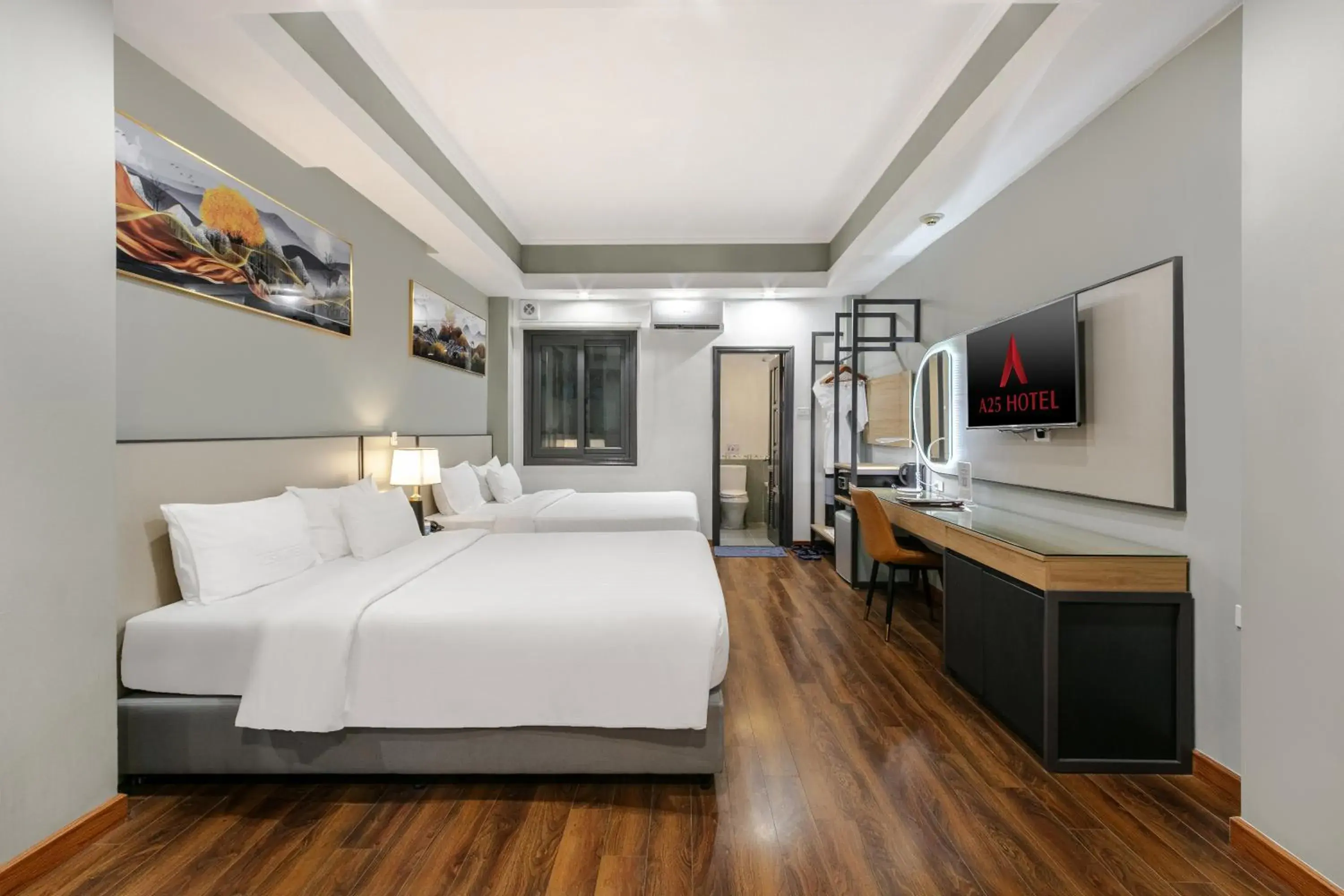 Bed in A25 Hotel - 12 Phố Huế Bed in A25 Hotel - 12 Phố Huế